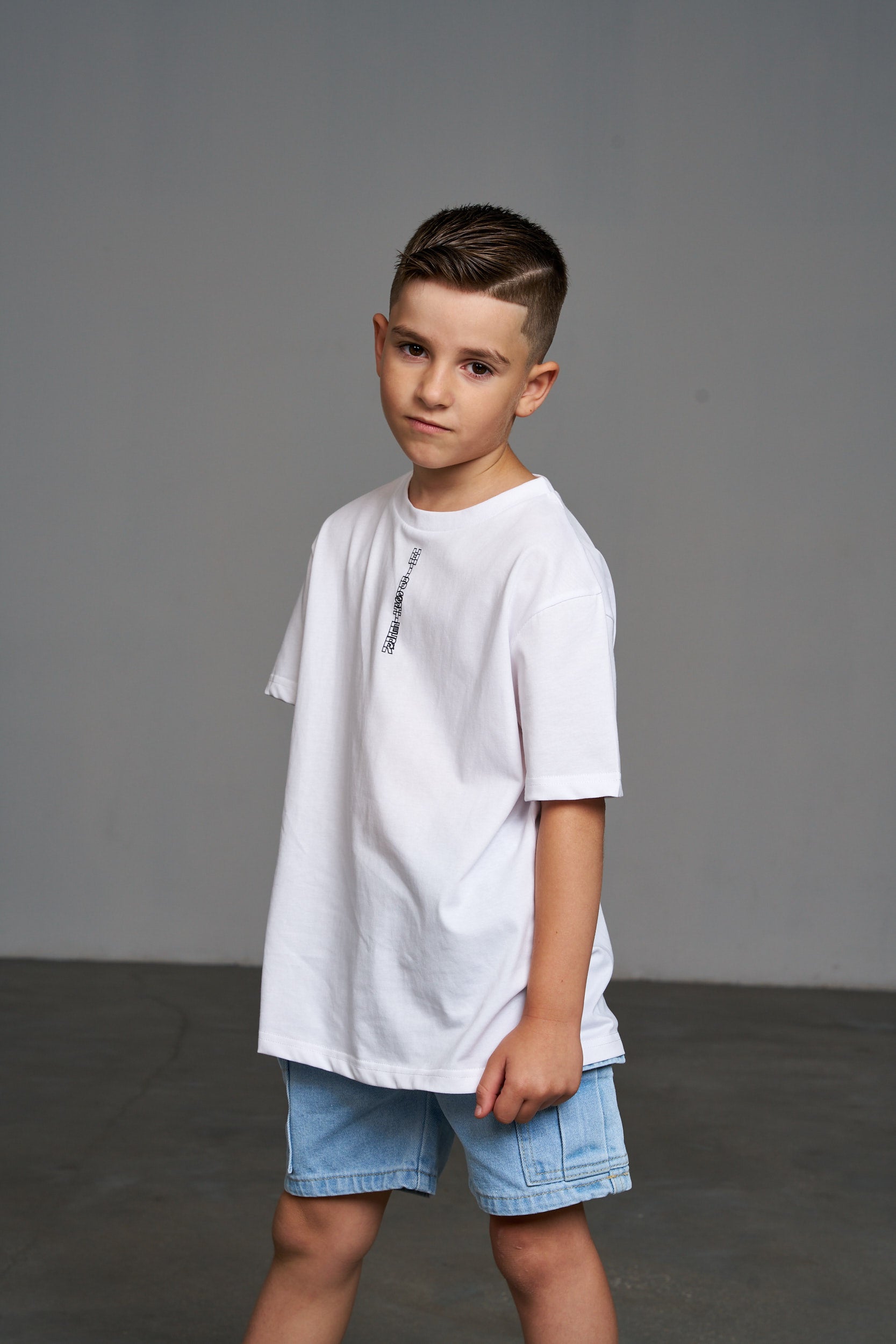 טי שירט לואי לבנה - Hipster