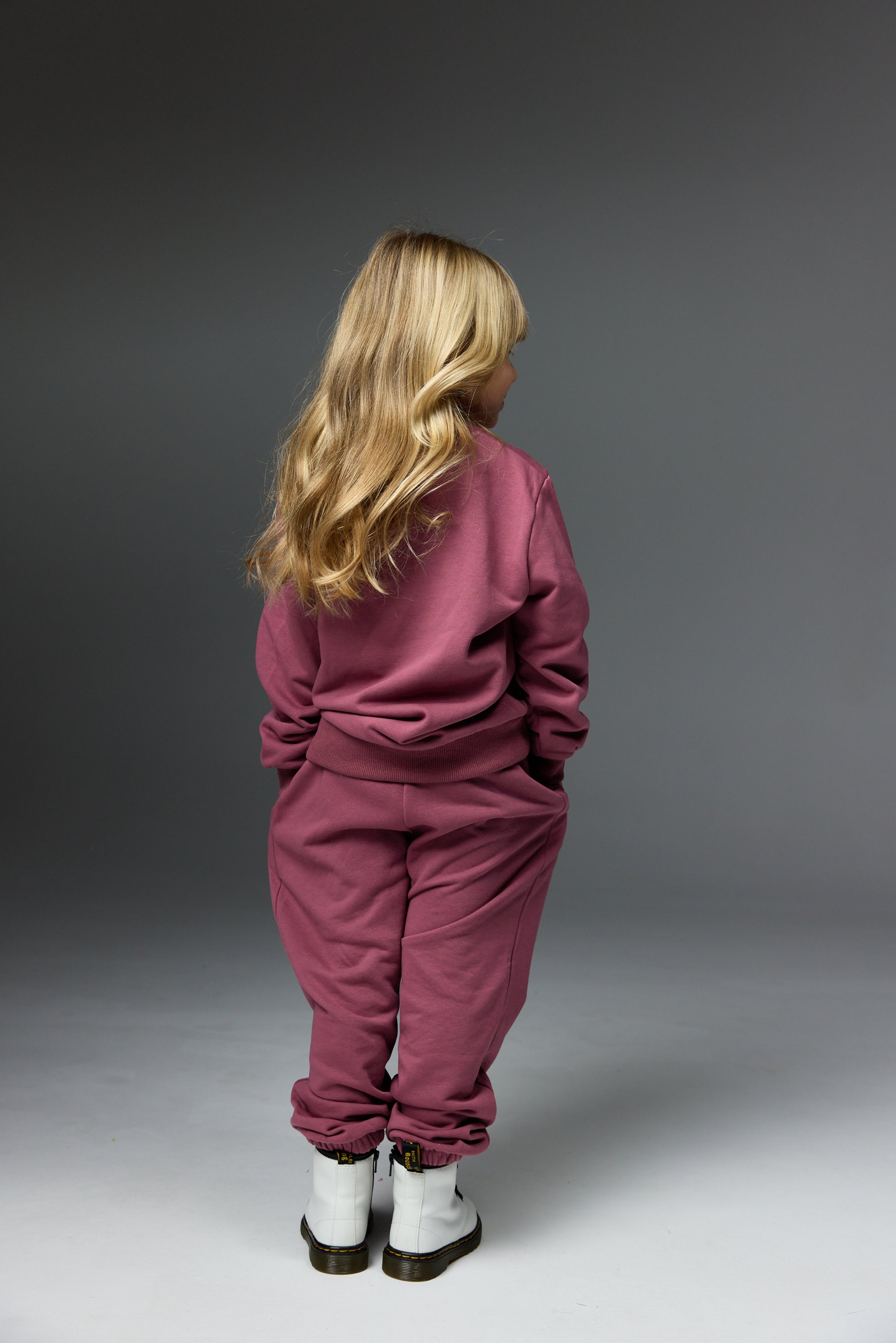 מכנס אייקון סגול חציל