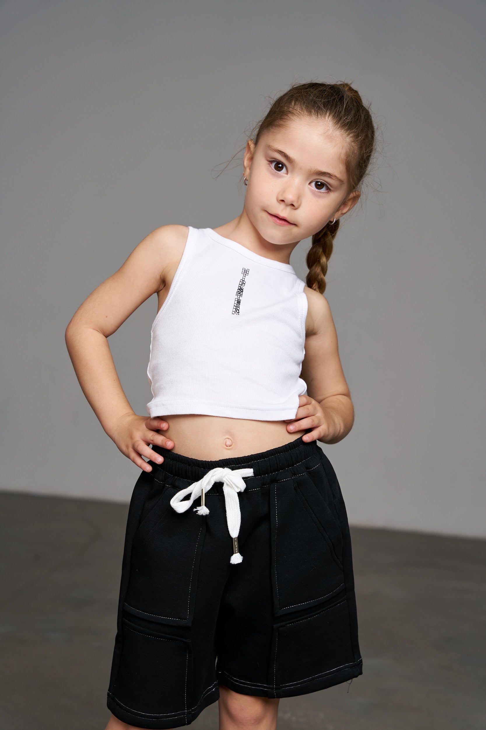 גופיית ליר לבנה - Hipster