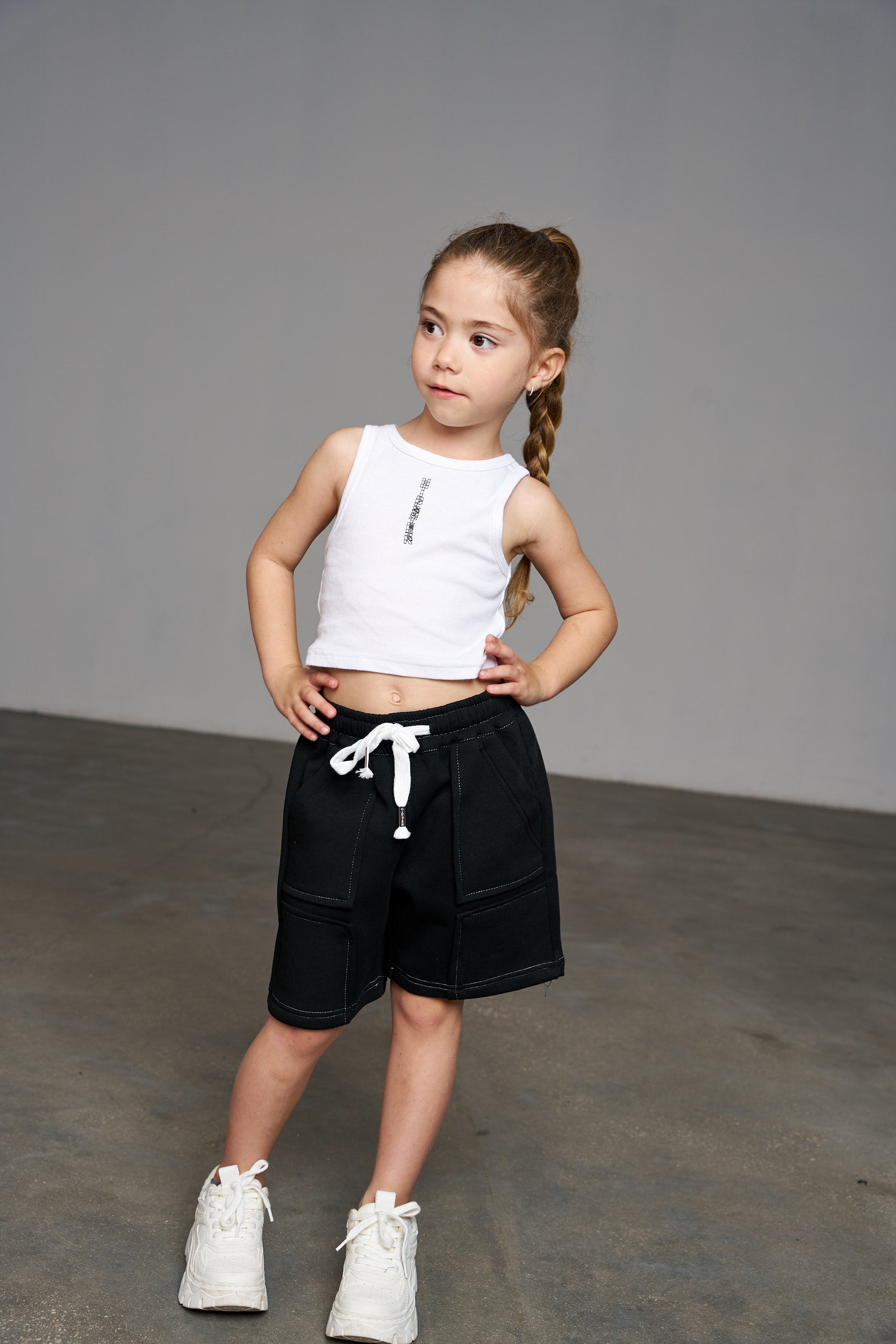 גופיית ליר לבנה - Hipster