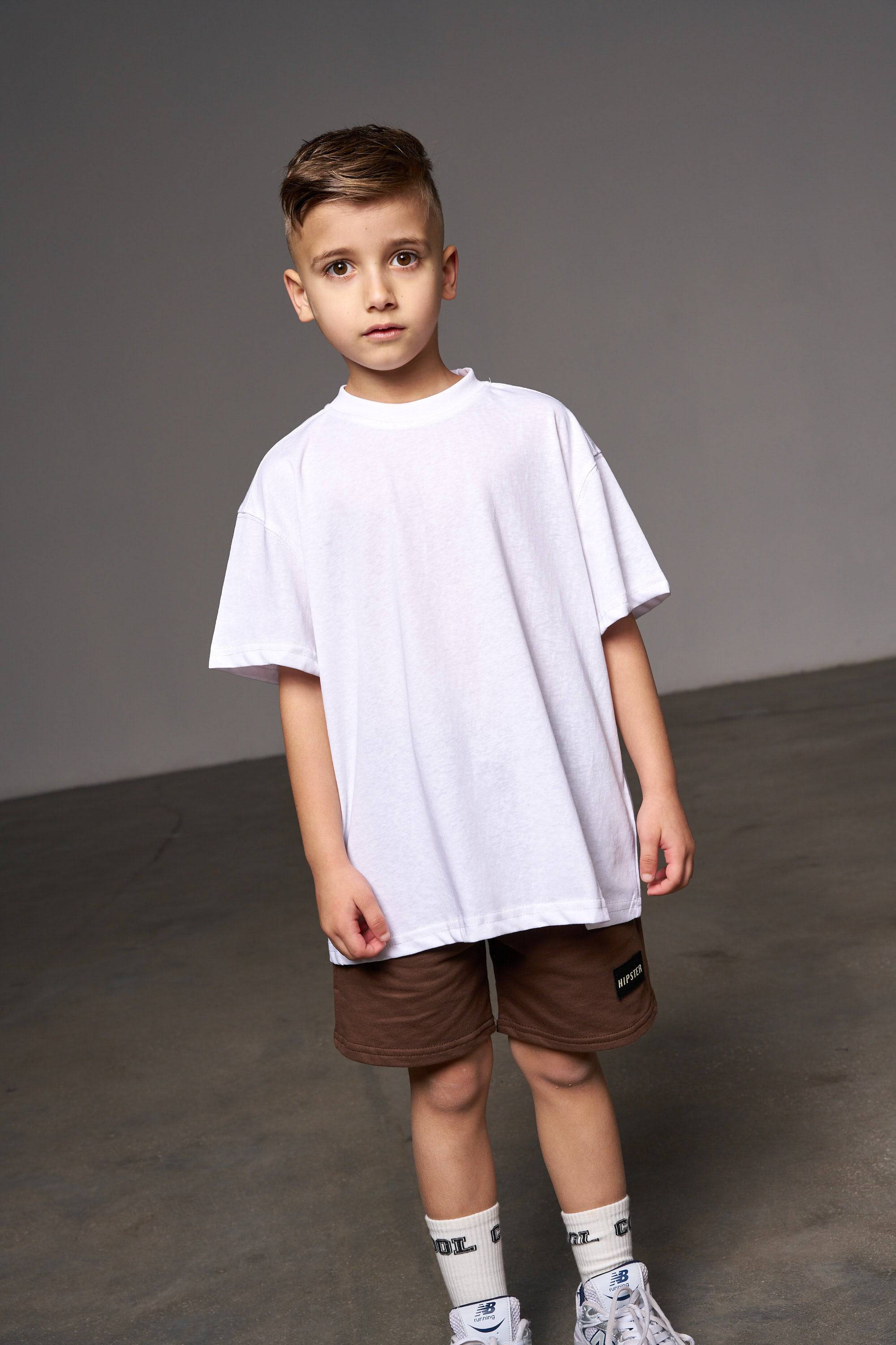 מכנס בייסיק קצר חום - Hipster