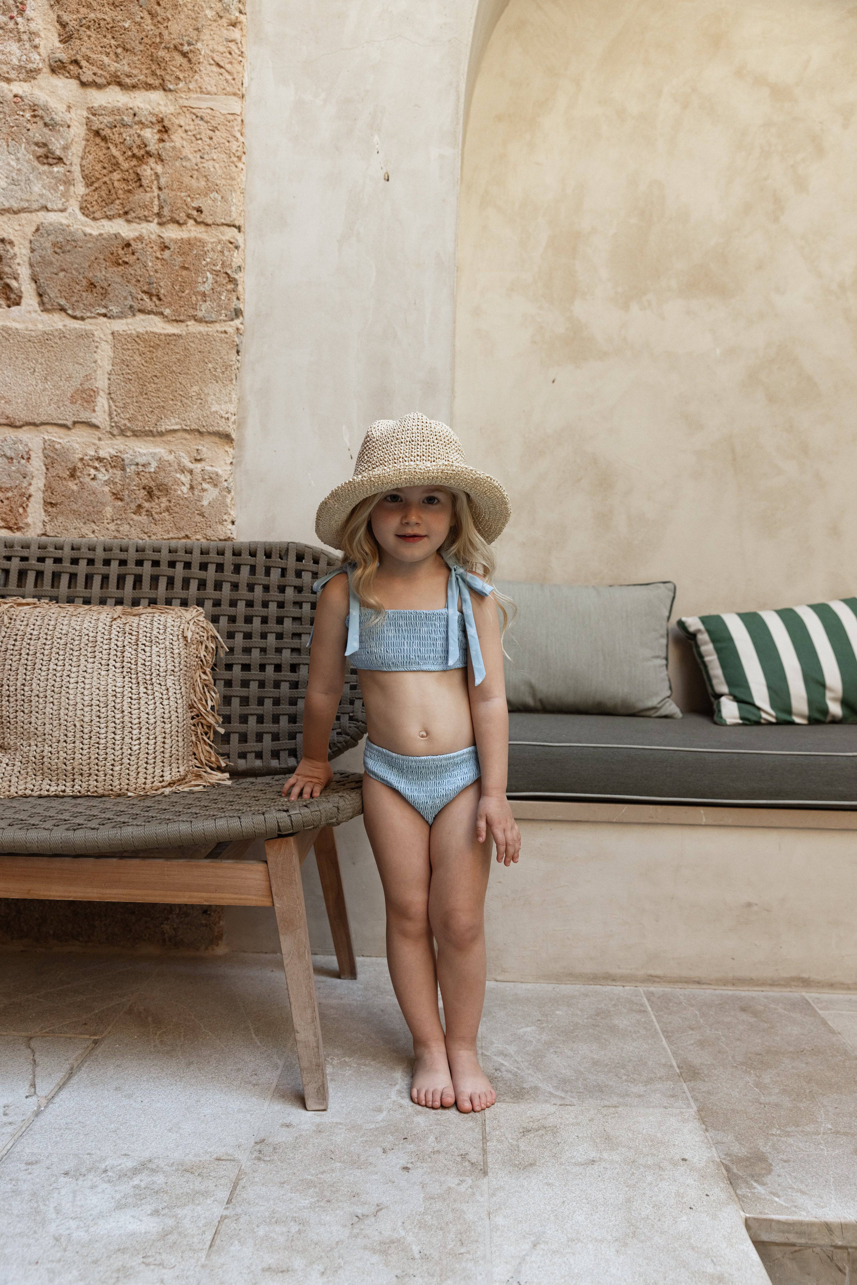 בגד ים כיווצים ופרינט פרחוני - Hipster