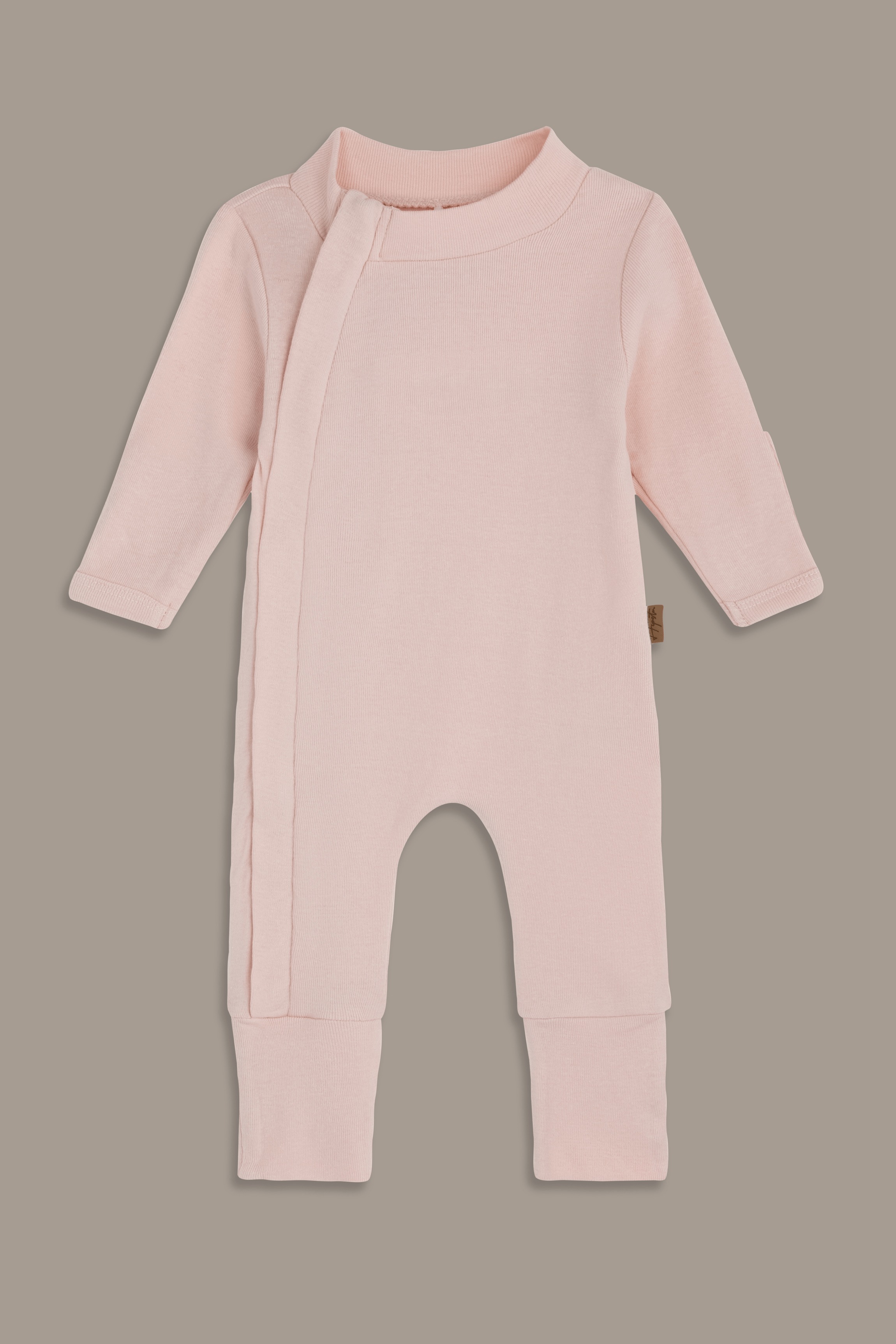 אוברול ארוך ורוד רקמה - Hipster