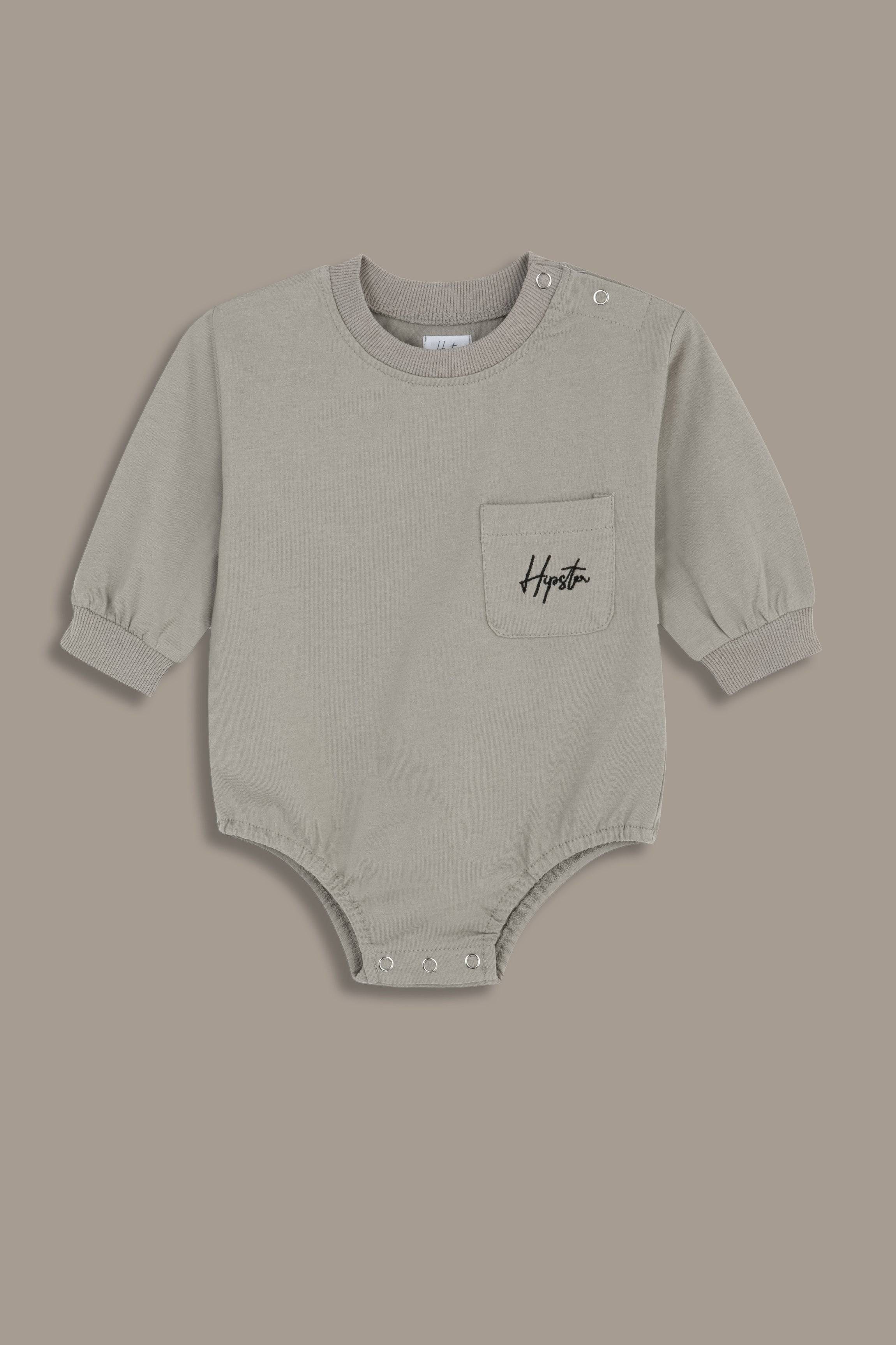 חולצת פראנץ בייבי אפור - Hipster