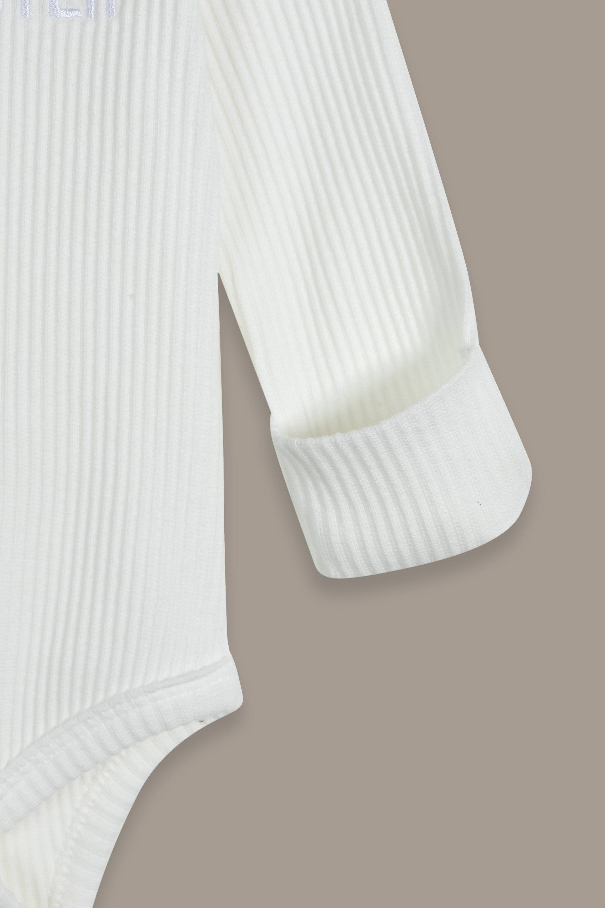 בגד גוף בייבי לבן - Hipster