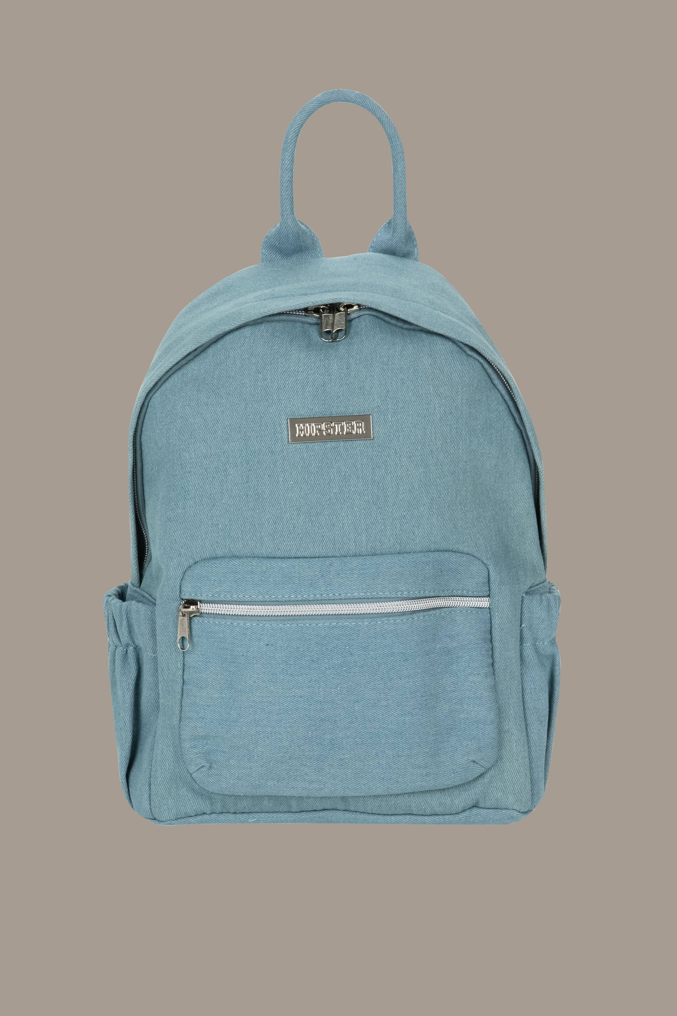 תיק גן DENIM כהה ללא מידה ג'ינס - Hipster