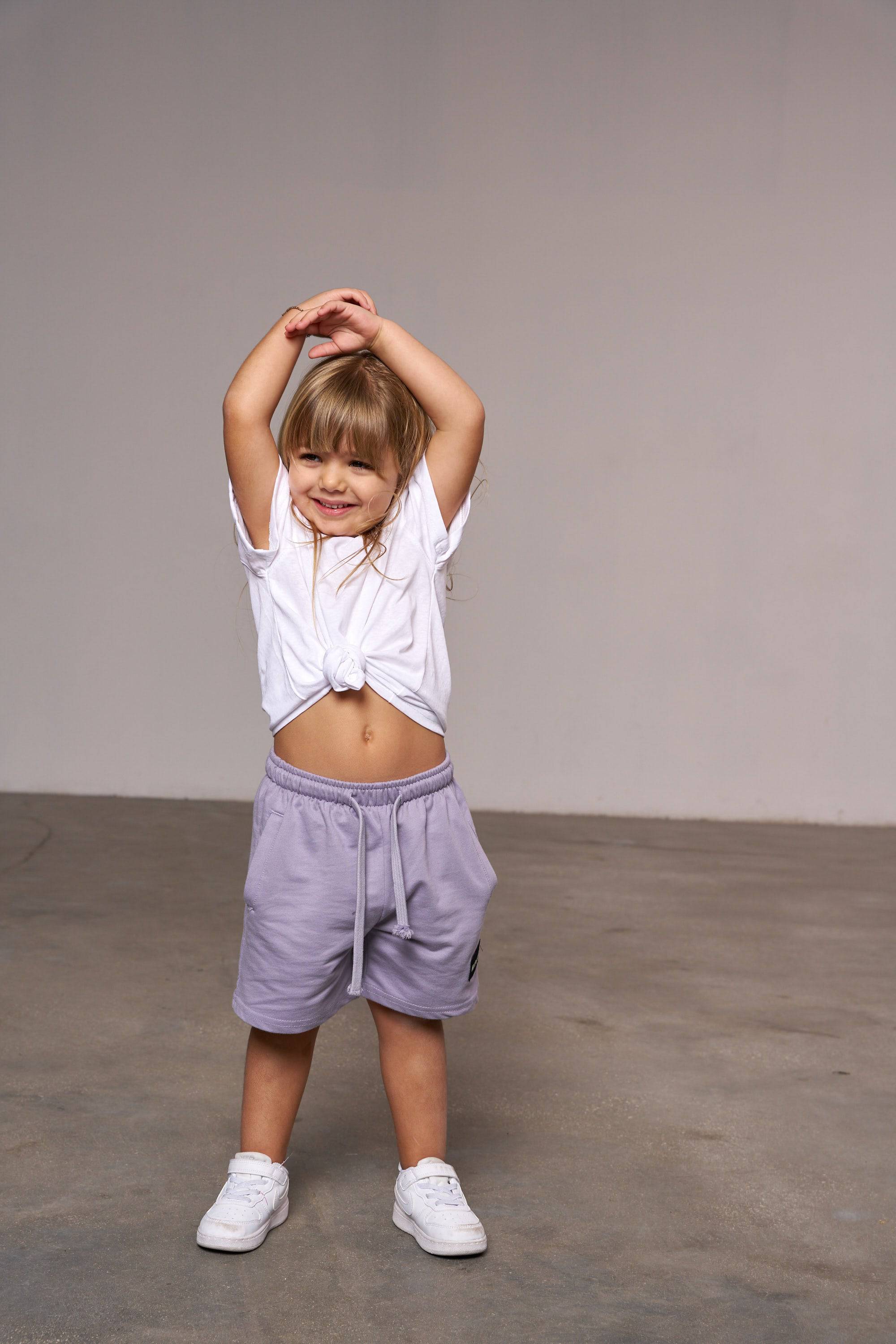 מכנס בייסיק קצר סגול - Hipster