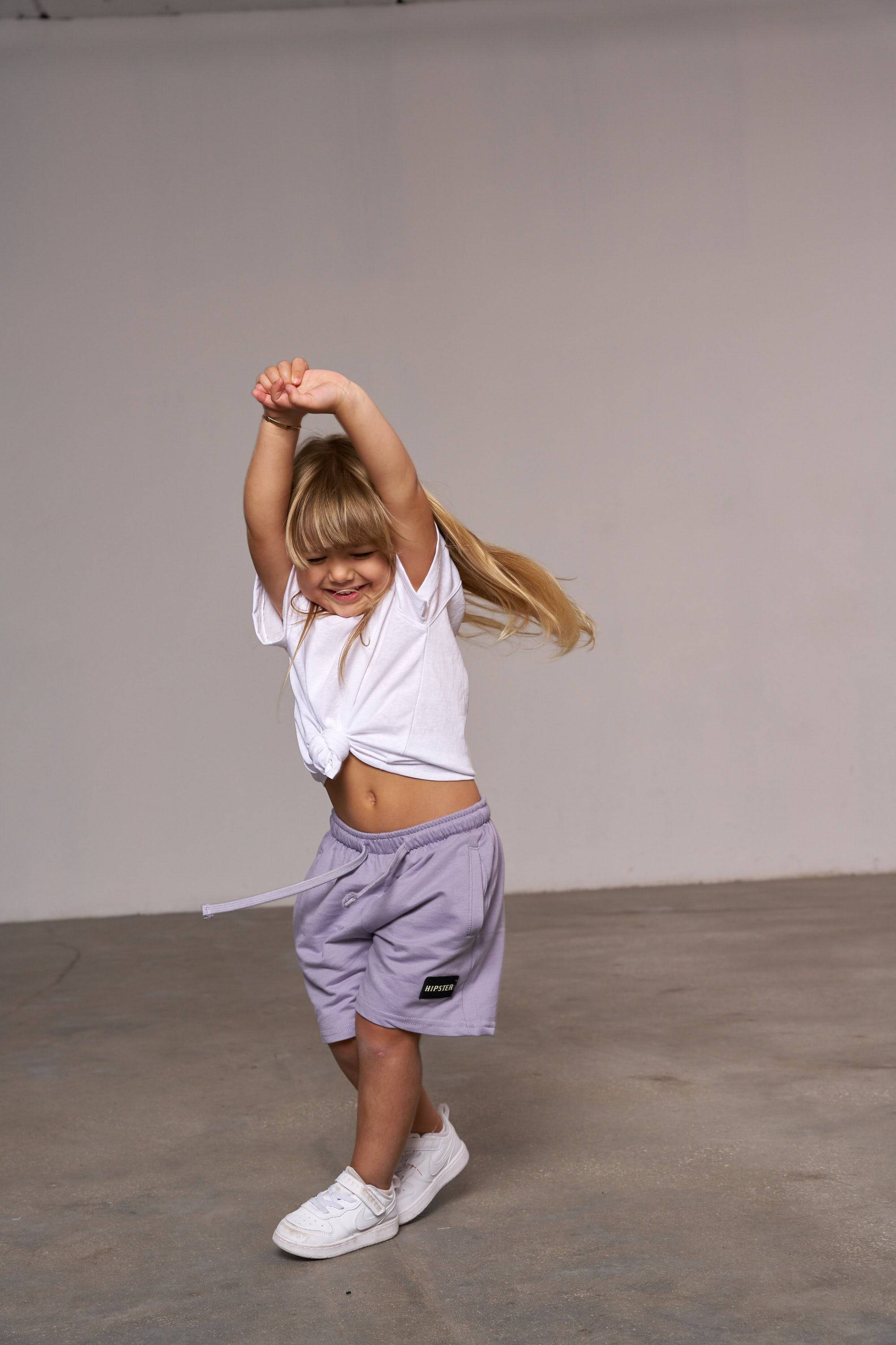 מכנס בייסיק קצר סגול - Hipster