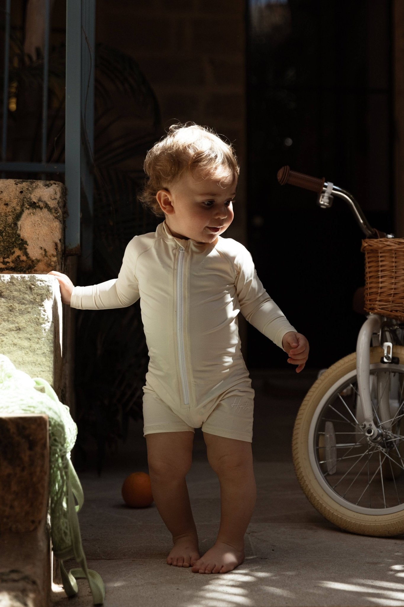 אוברול בגד ים צהוב - Hipster