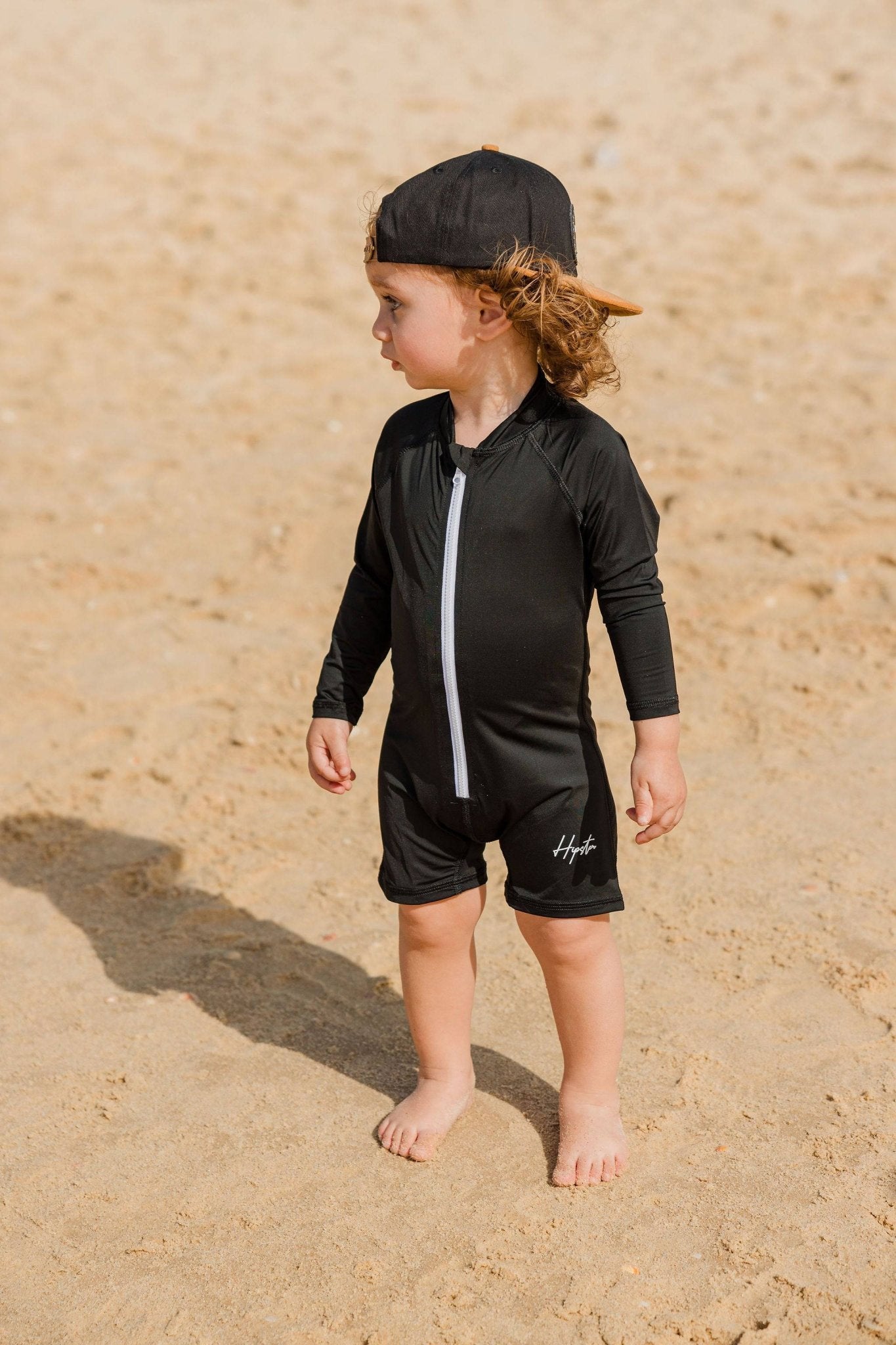 אוברול בגד ים שחור - Hipster