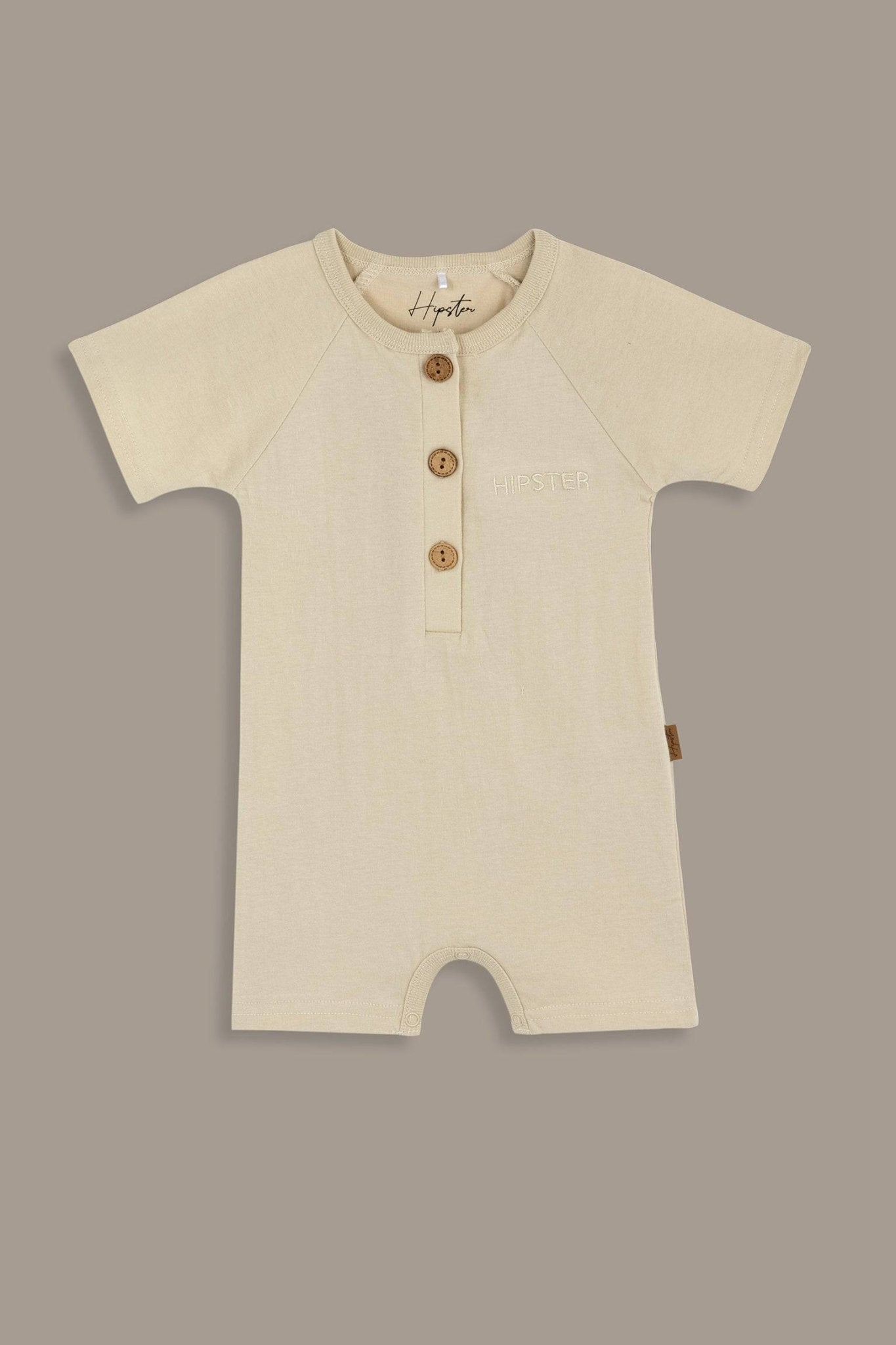 אוברול קצר בז' - Hipster