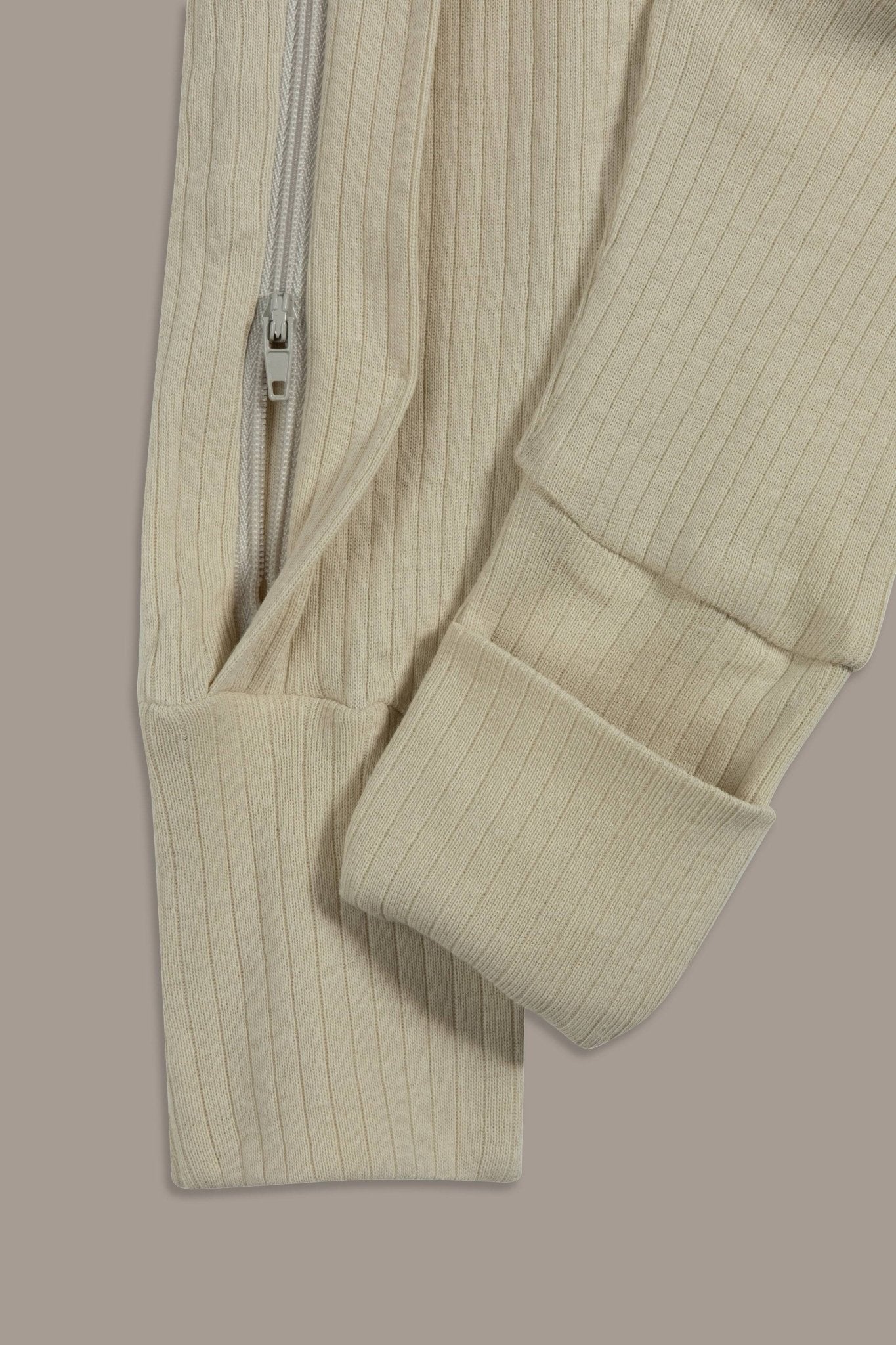 אוברול ריב בז' - Hipster