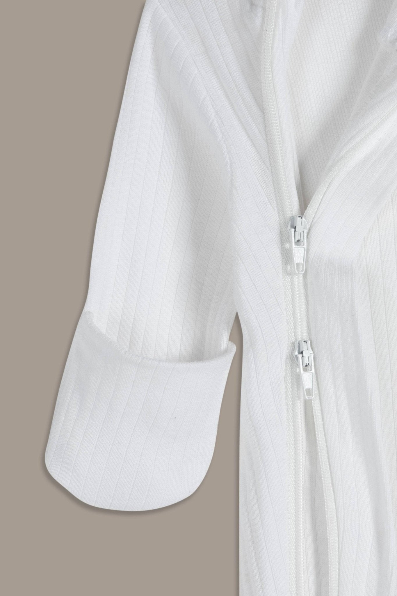 אוברול ריב לבן - Hipster