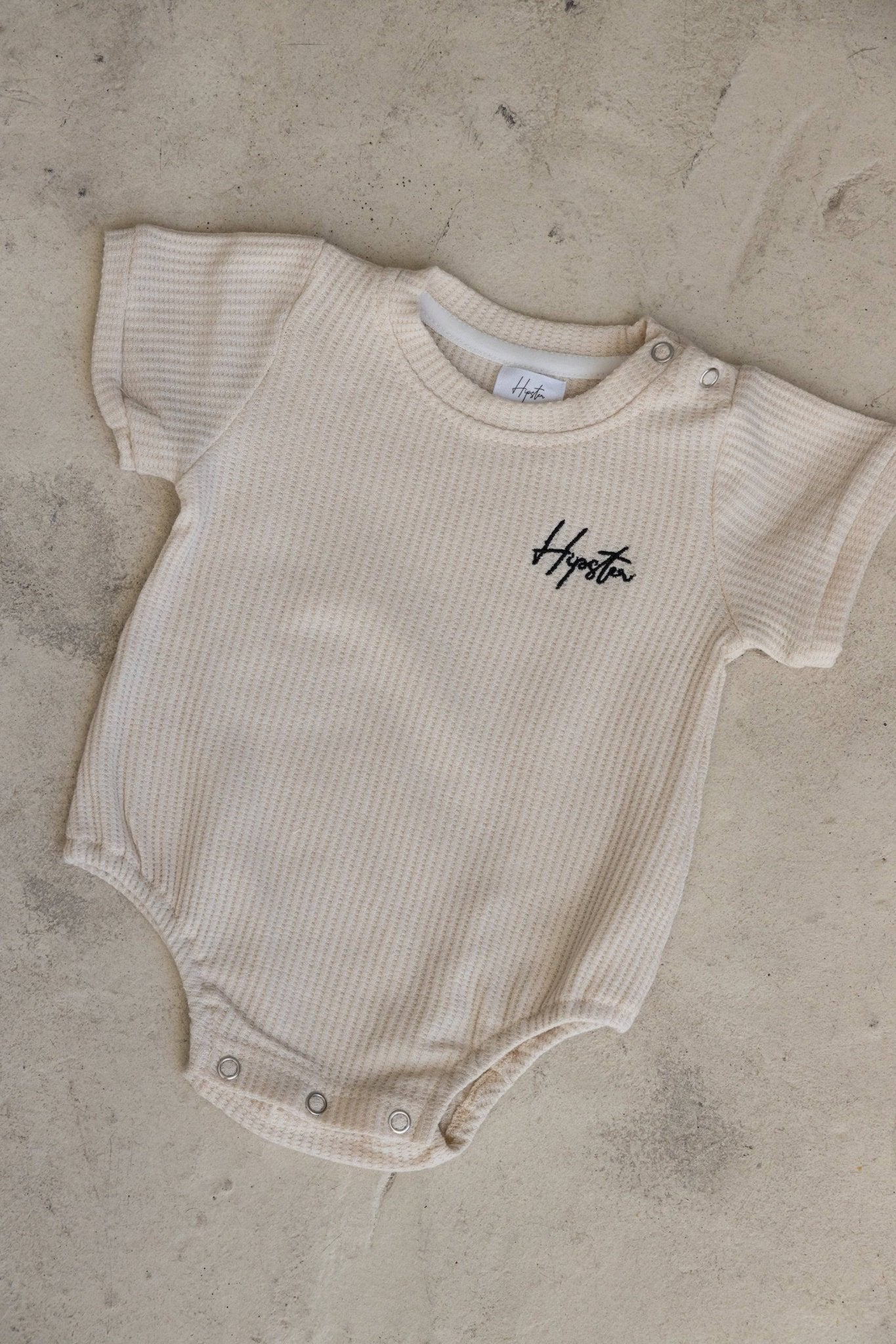 בגד גוף וופל בז' - Hipster