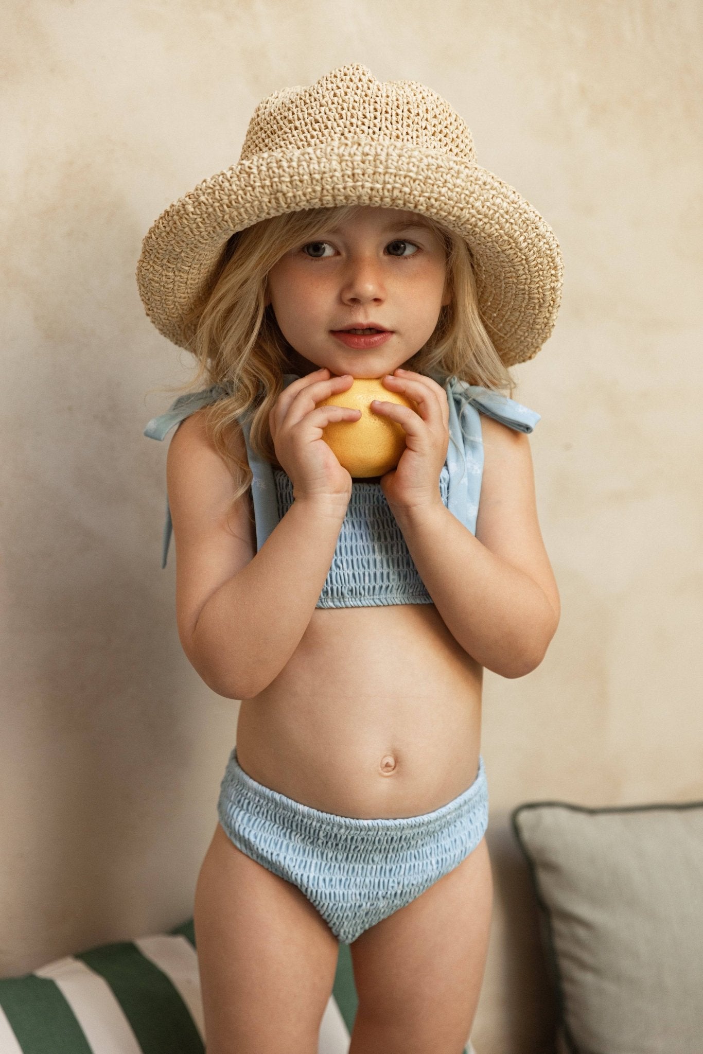 בגד ים כיווצים ופרינט פרחוני - Hipster