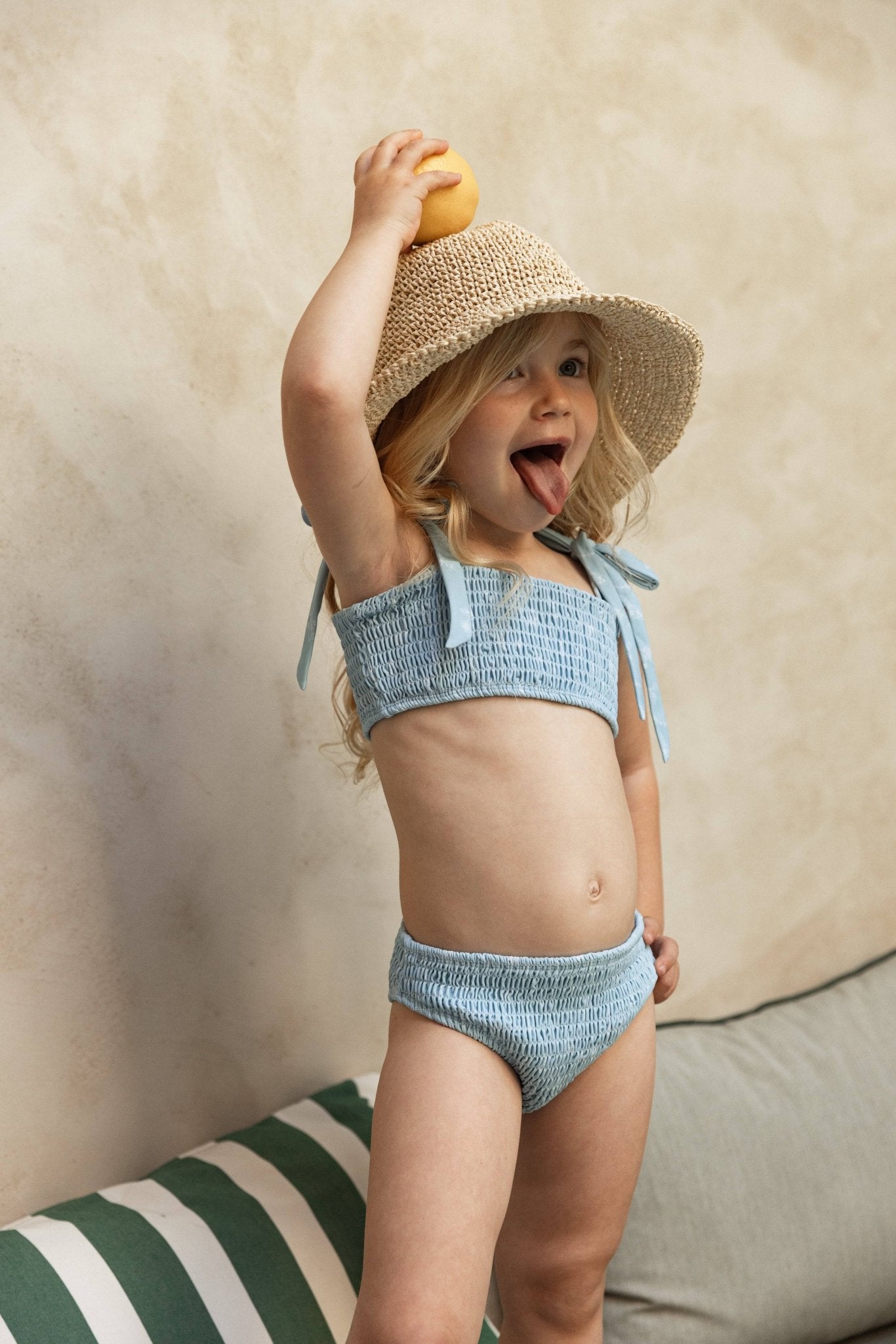 בגד ים כיווצים ופרינט פרחוני - Hipster