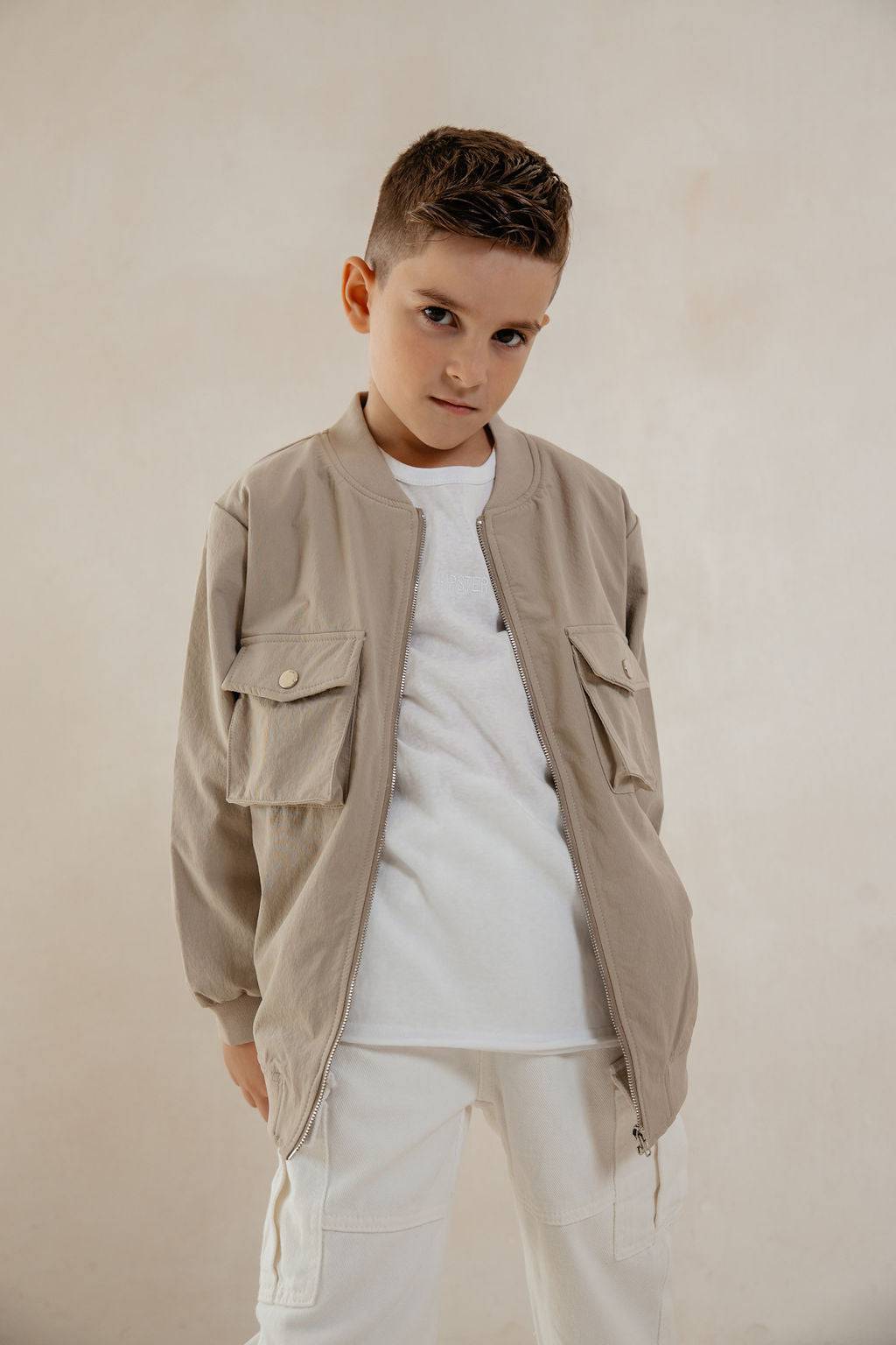 ג'קט בומבר בז - Hipster