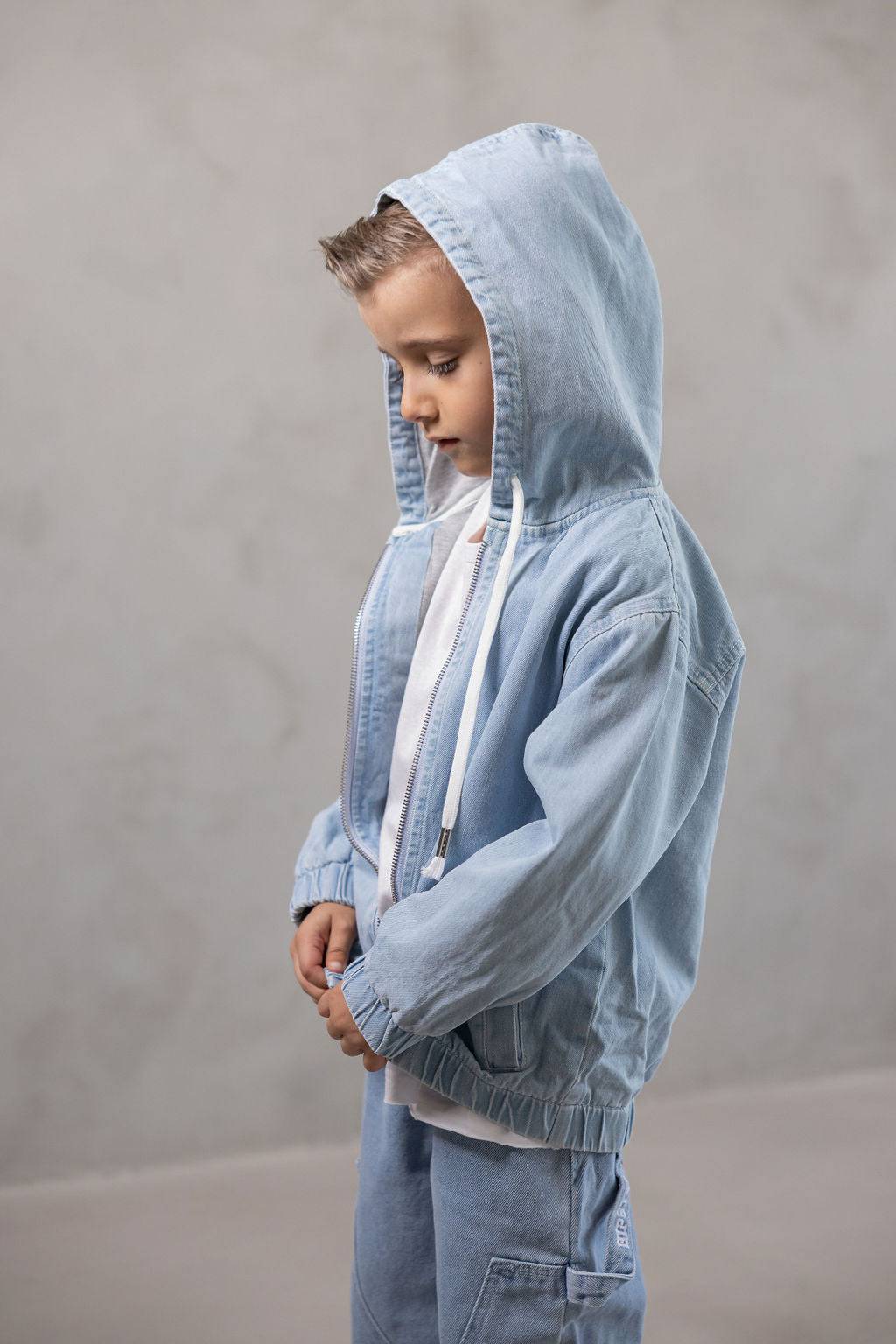 ג'קט ג'ינס בהיר ווש - Hipster