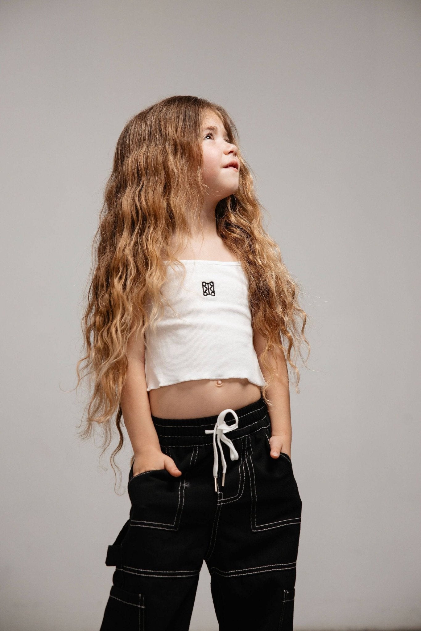 גופיית מלמלה לבנה - Hipster