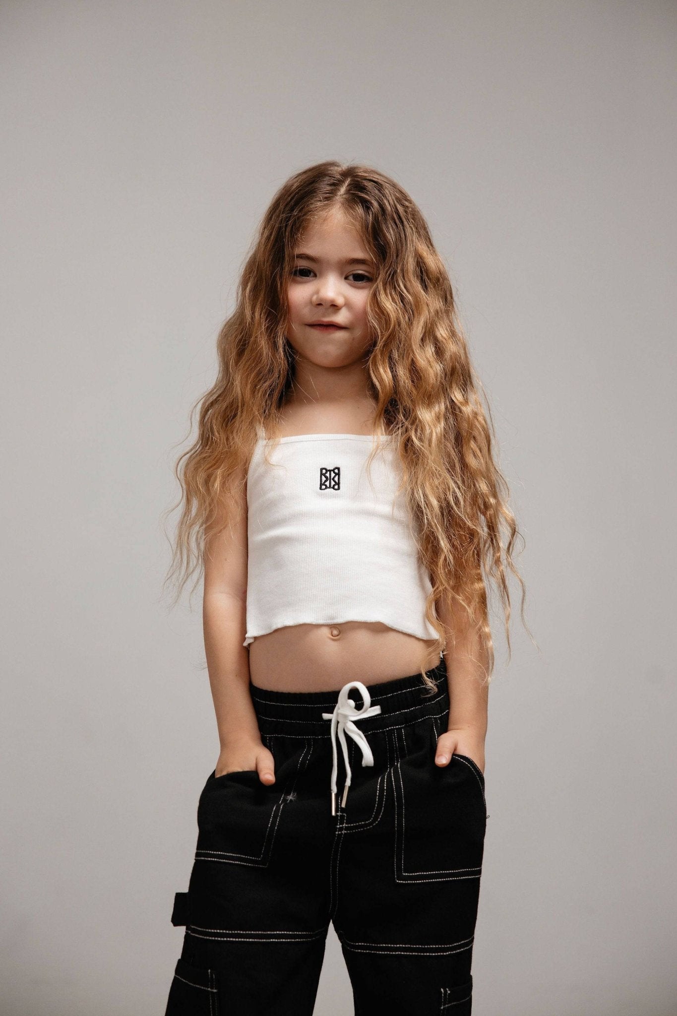 גופיית מלמלה לבנה - Hipster