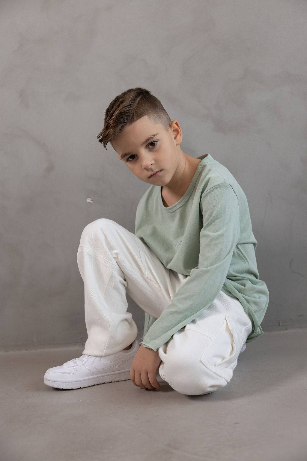 טי שירט ירוקה ארוכה - Hipster