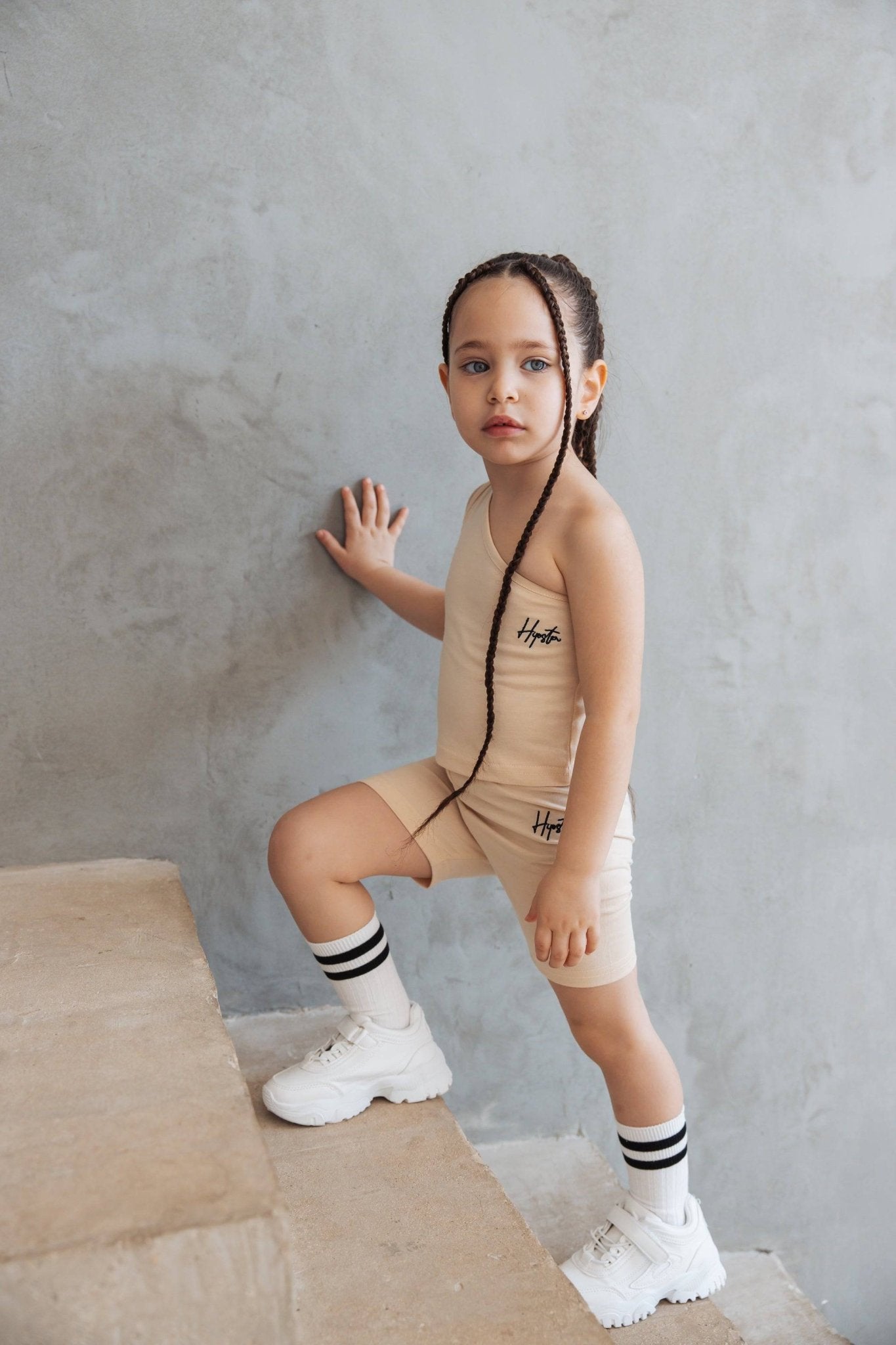 טייץ בז' קצר - Hipster