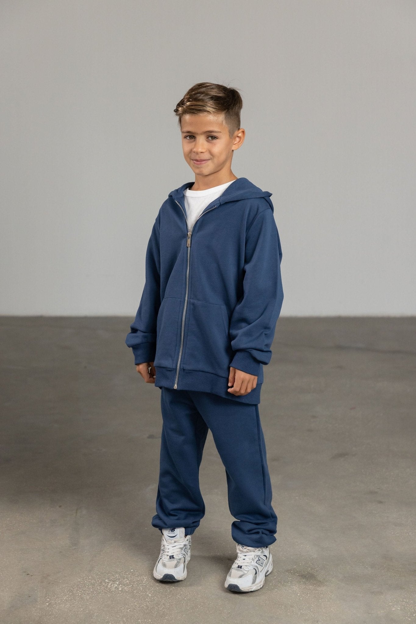 קפוצ'ון בייסיק כחול ניייבי - Hipster