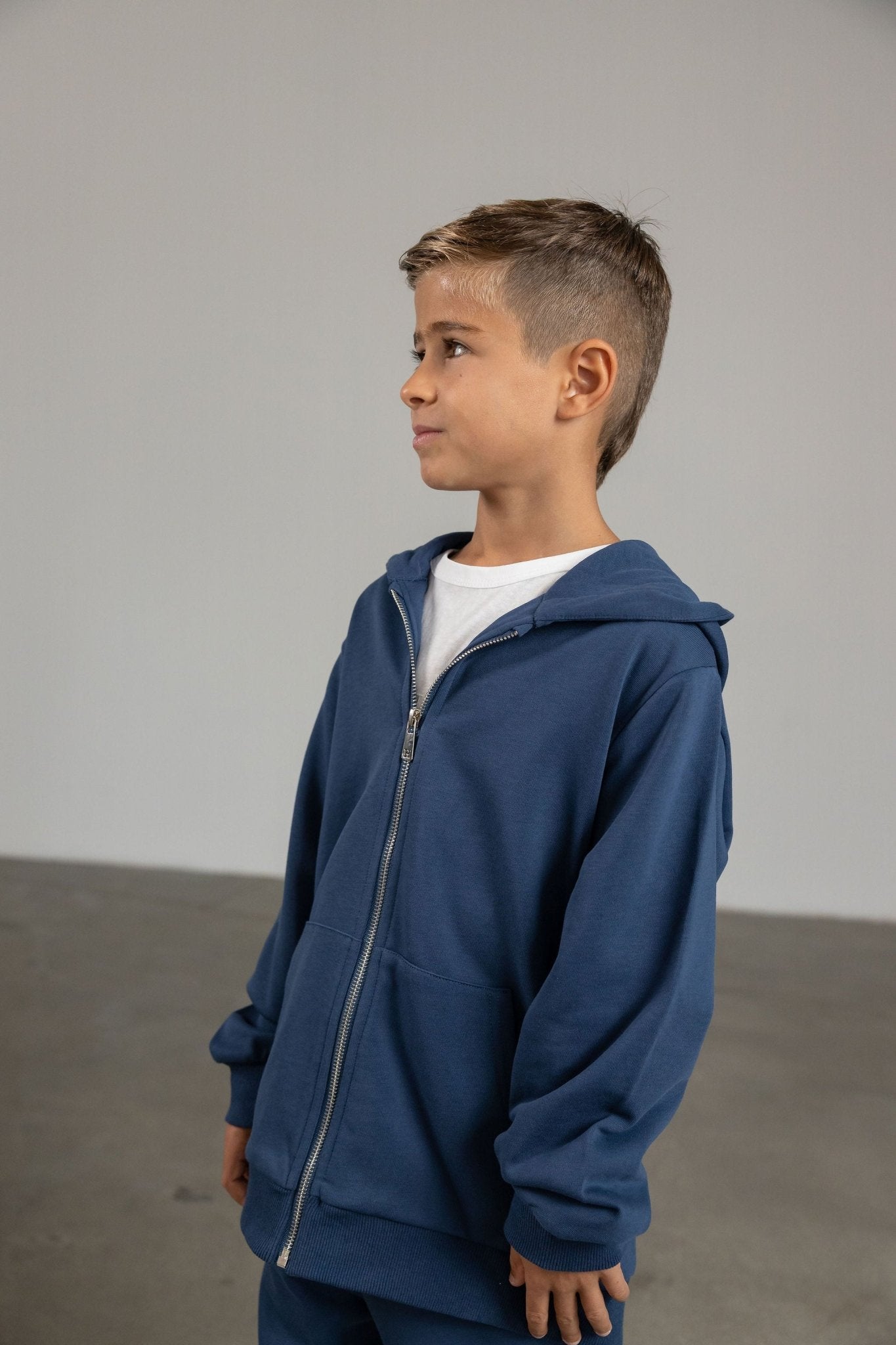 קפוצ'ון בייסיק כחול ניייבי - Hipster