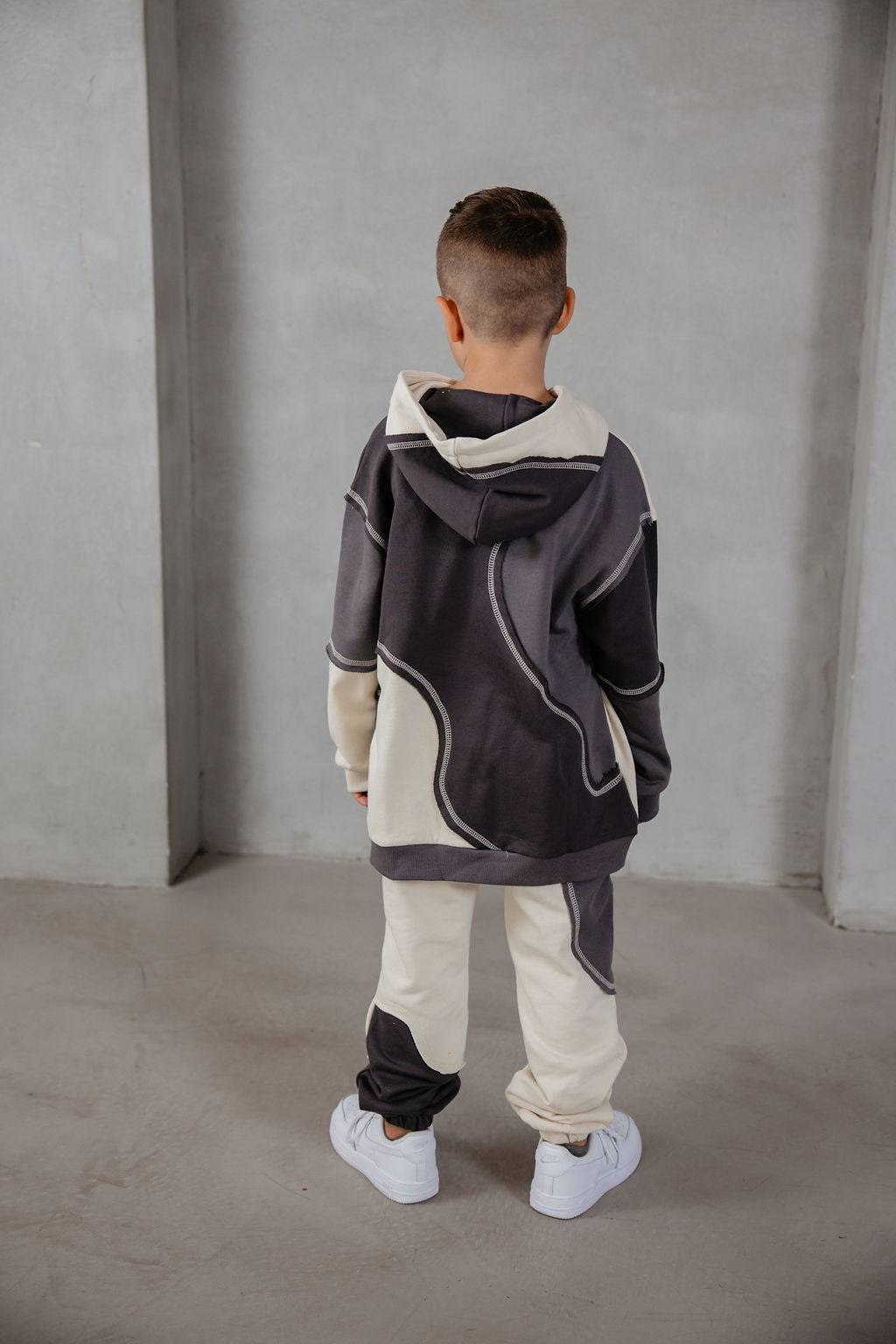 קפוצון ניק משולב אפור - Hipster