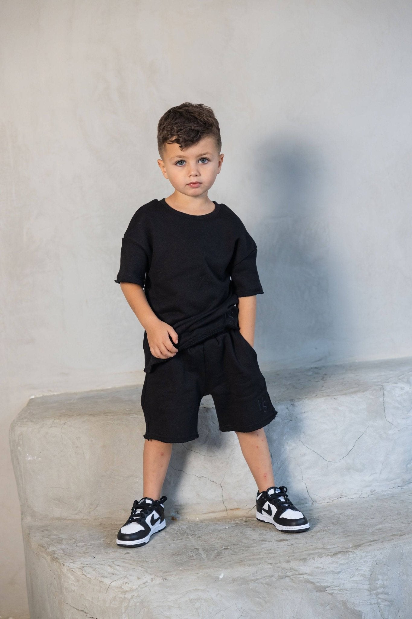 חליפת אמבר שחורה - Hipster