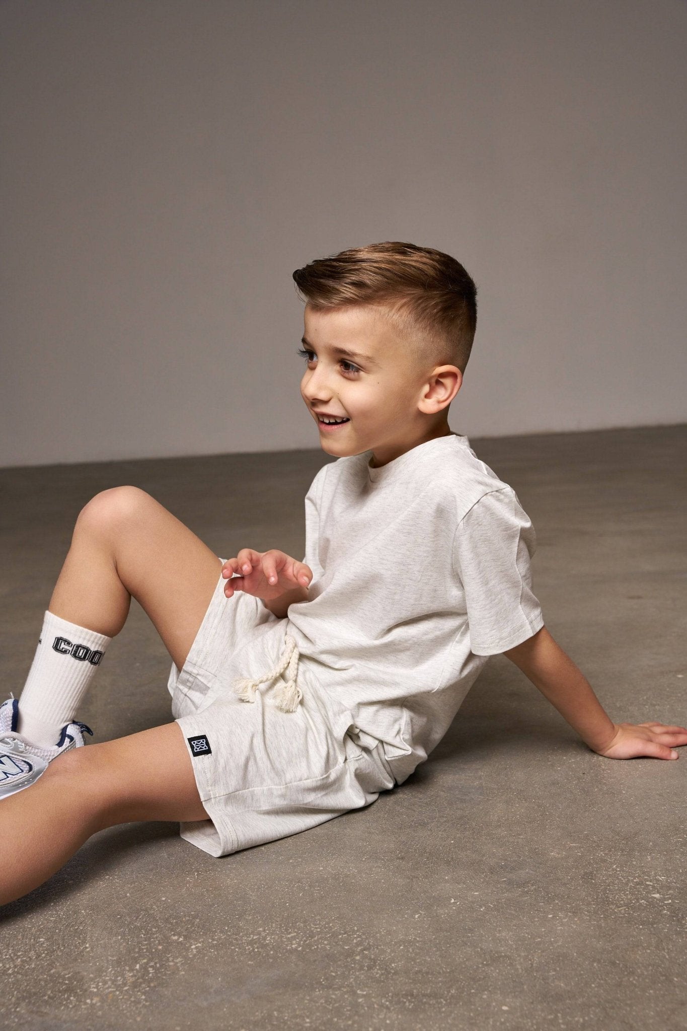 חליפת Basic אפור מלאנז' - Hipster