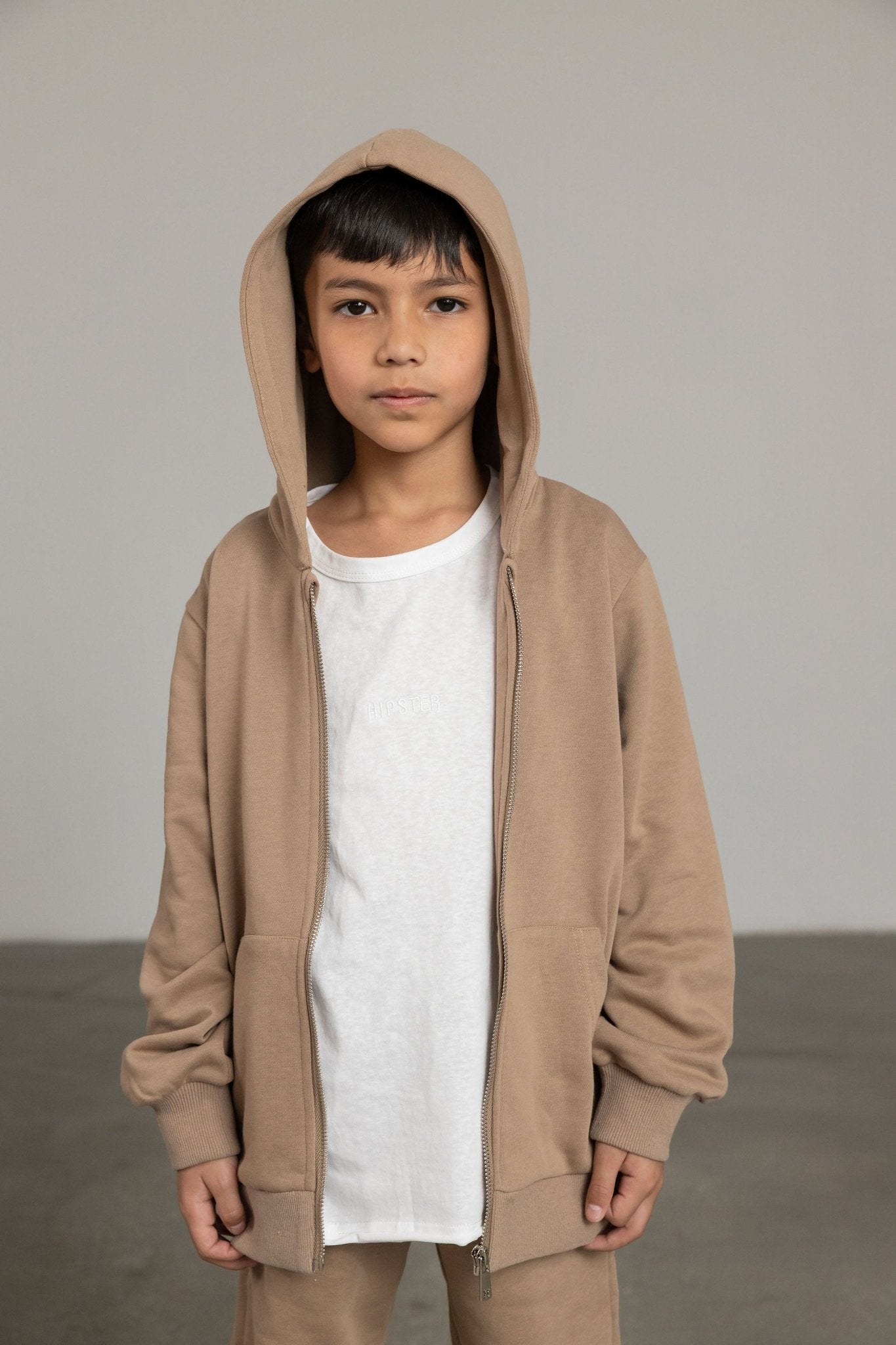 מכנס בייסיק ארוך כאמל - Hipster