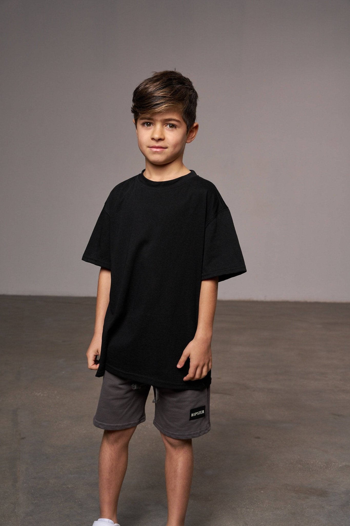 מכנס בייסיק קצר אפור - Hipster