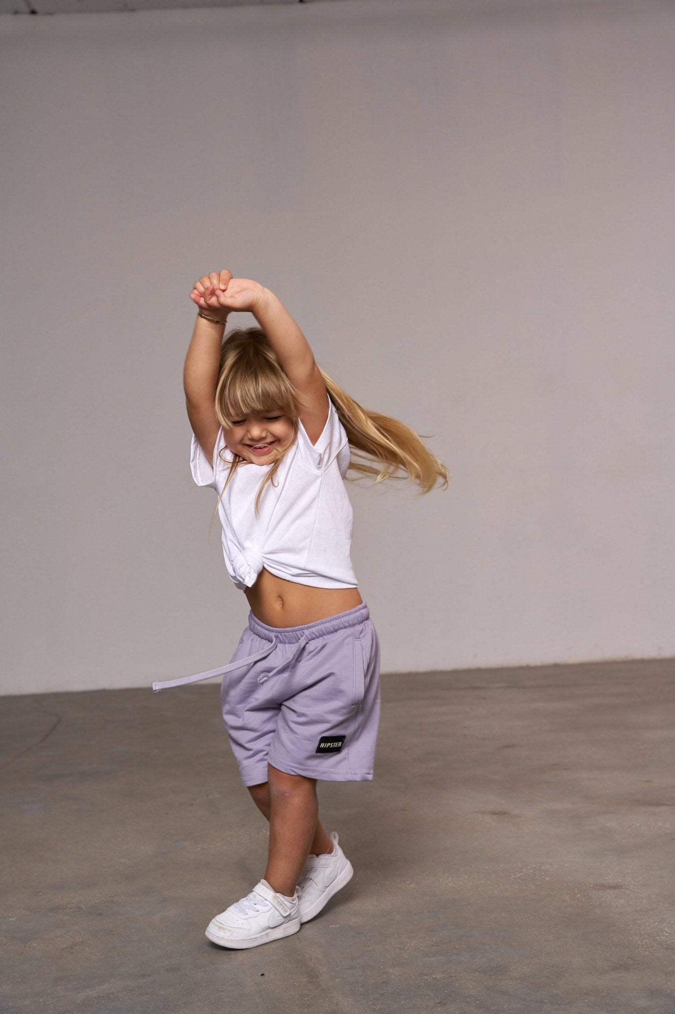 מכנס בייסיק קצר סגול - Hipster