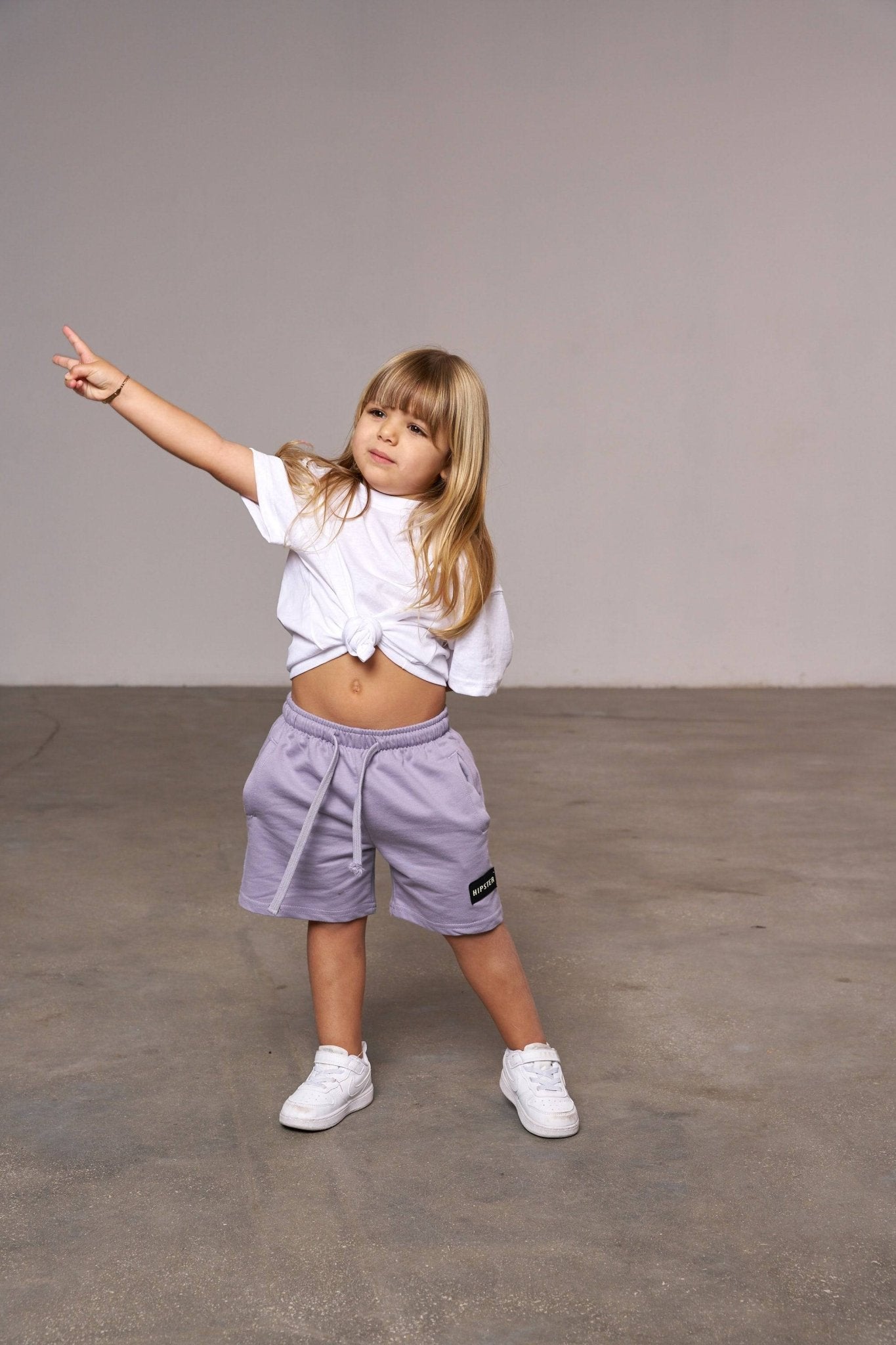 מכנס בייסיק קצר סגול - Hipster