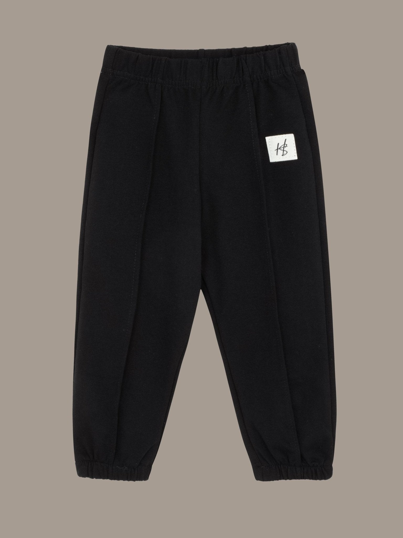 מכנס בשילוב תיפורים שחור - Hipster