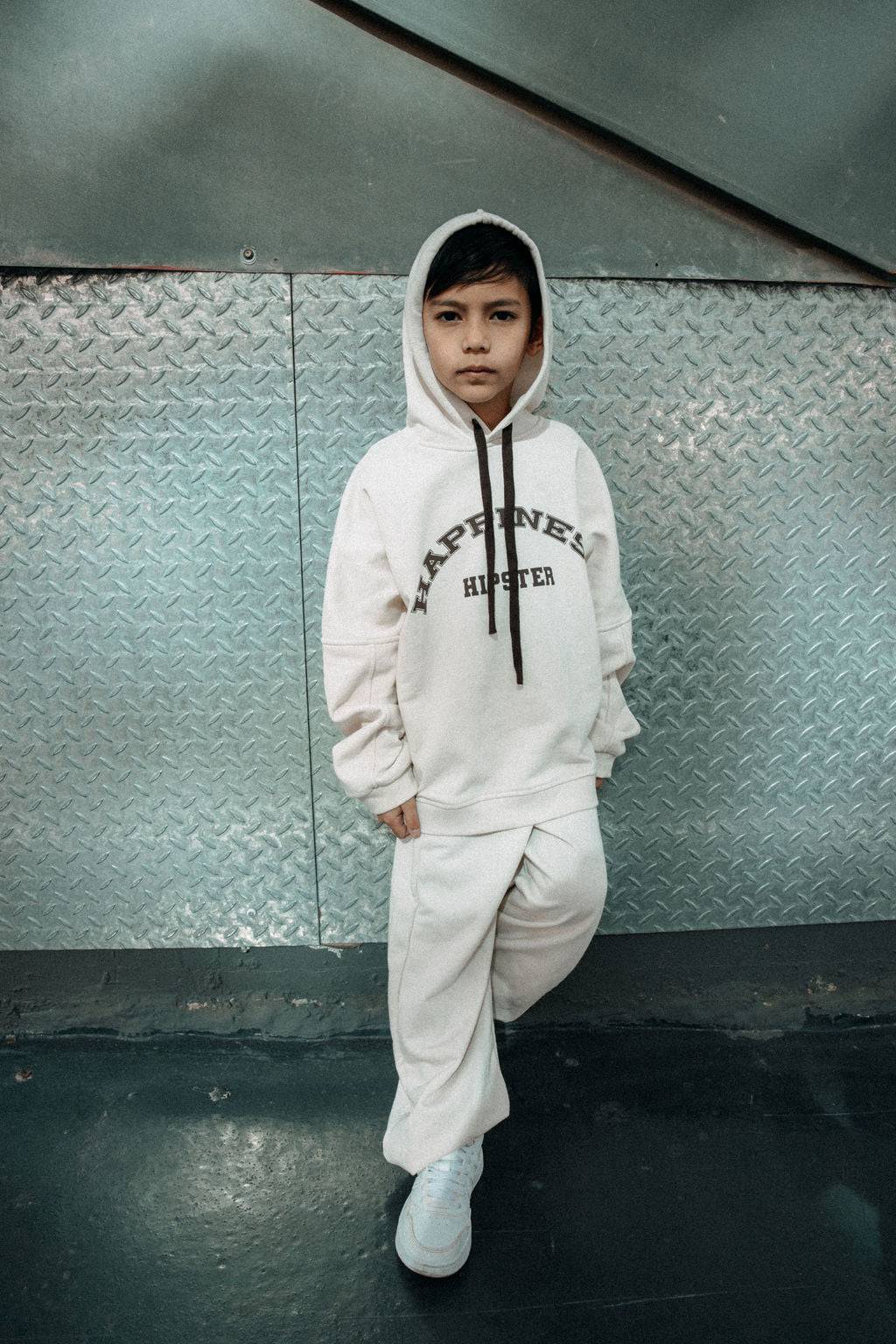 מכנס HAPPINESS בז - Hipster