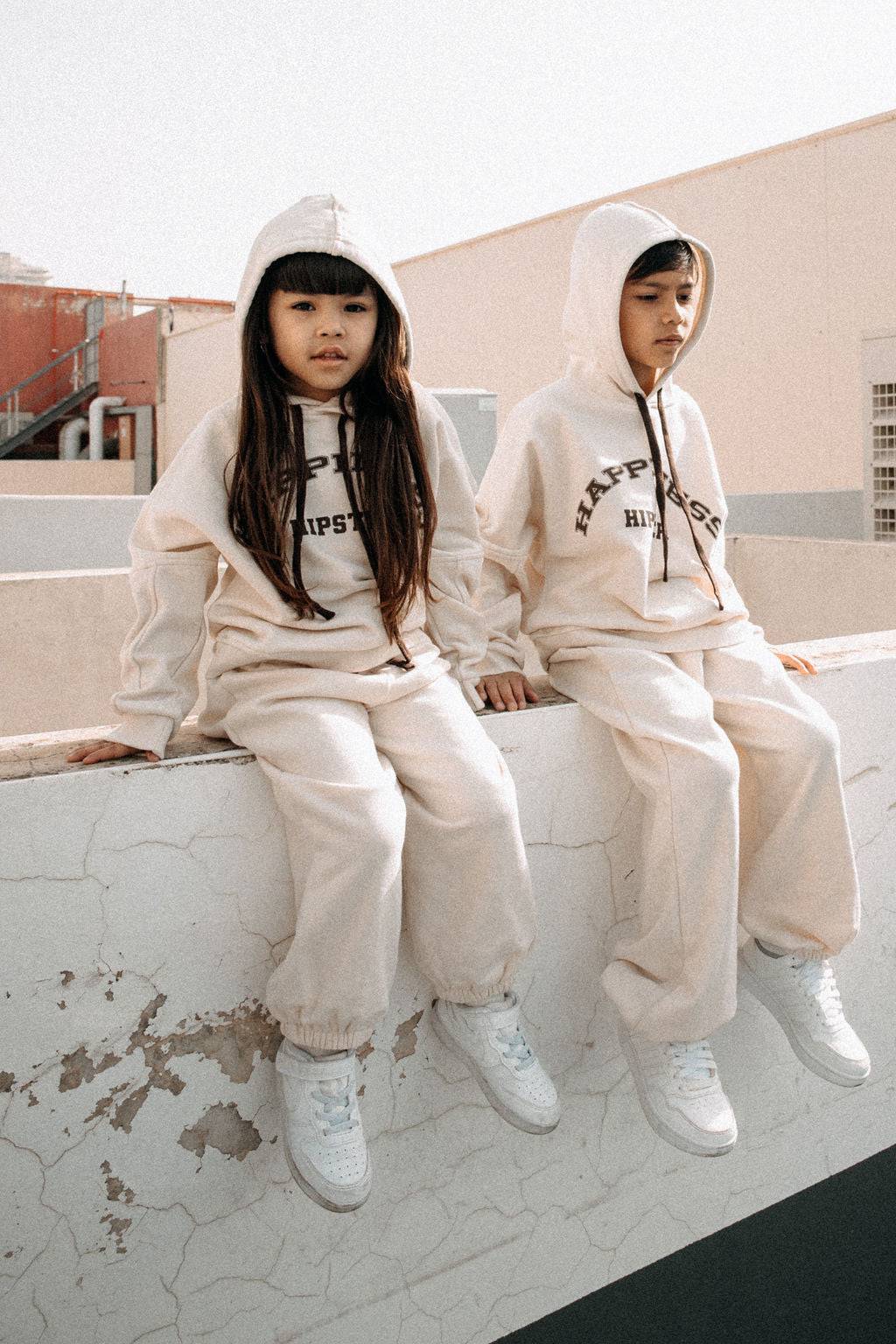 מכנס HAPPINESS בז - Hipster