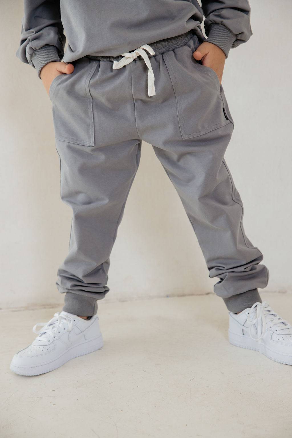 מכנס כיסים אפור - Hipster