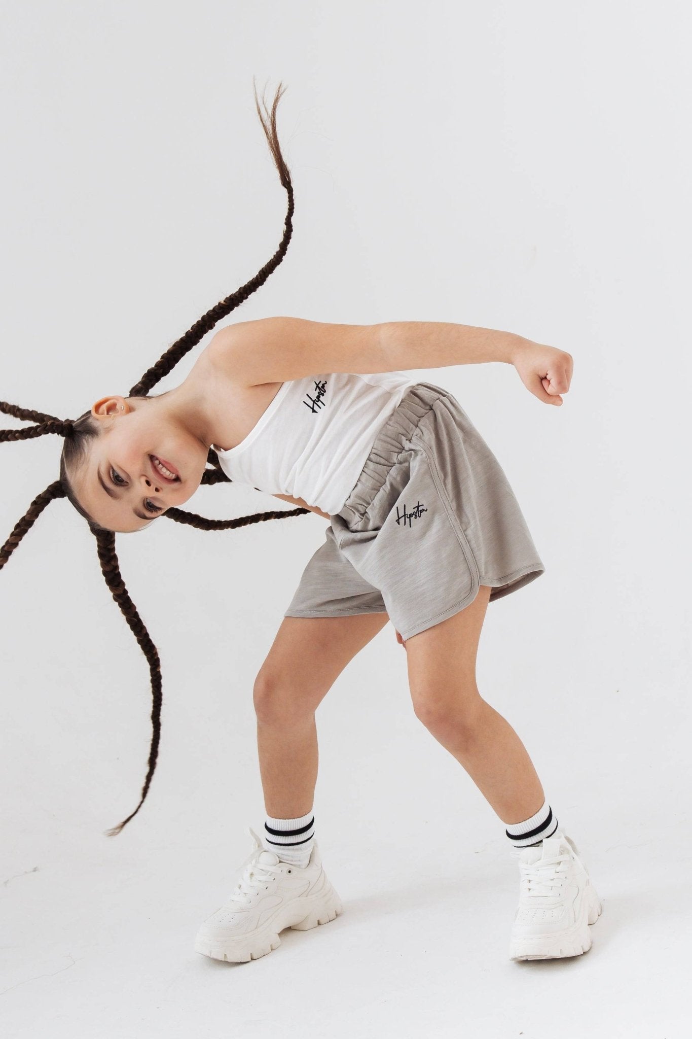 מכנס קצר בנות אפור - Hipster