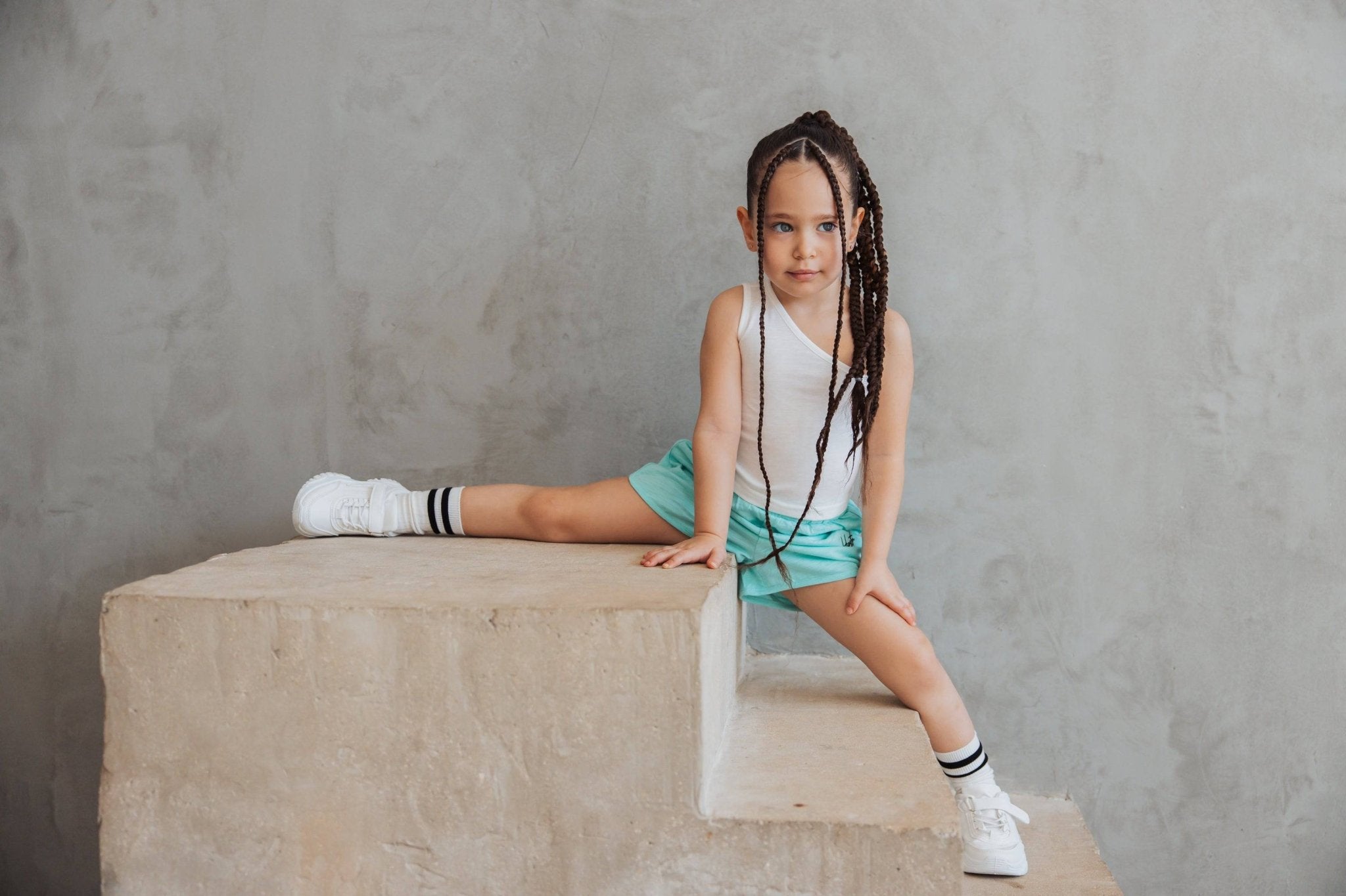 מכנס קצר בנות טורקיז - Hipster