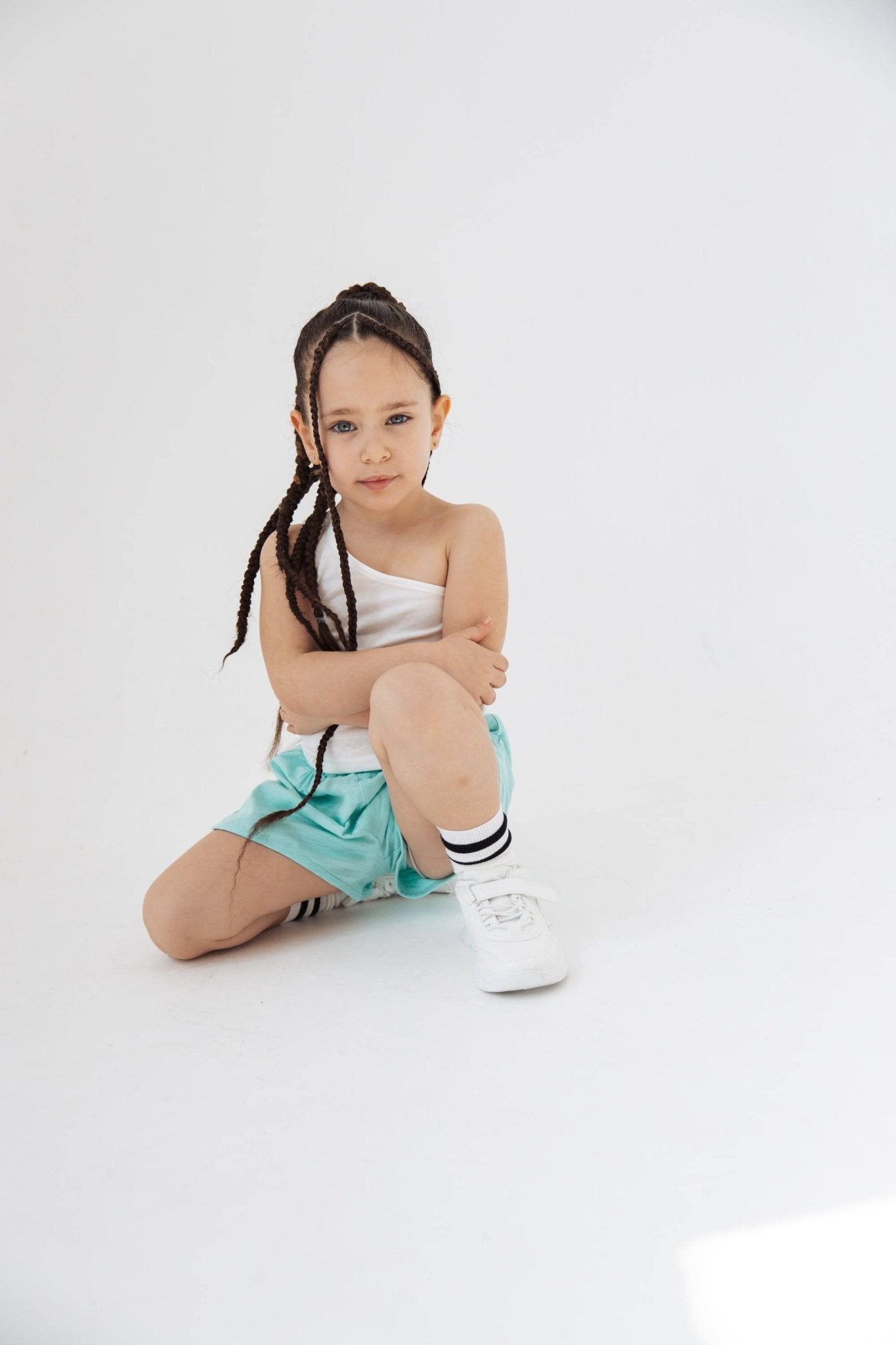 מכנס קצר בנות טורקיז - Hipster