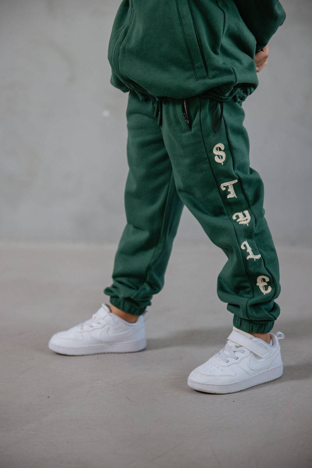 מכנס טלאים ירוק - Hipster