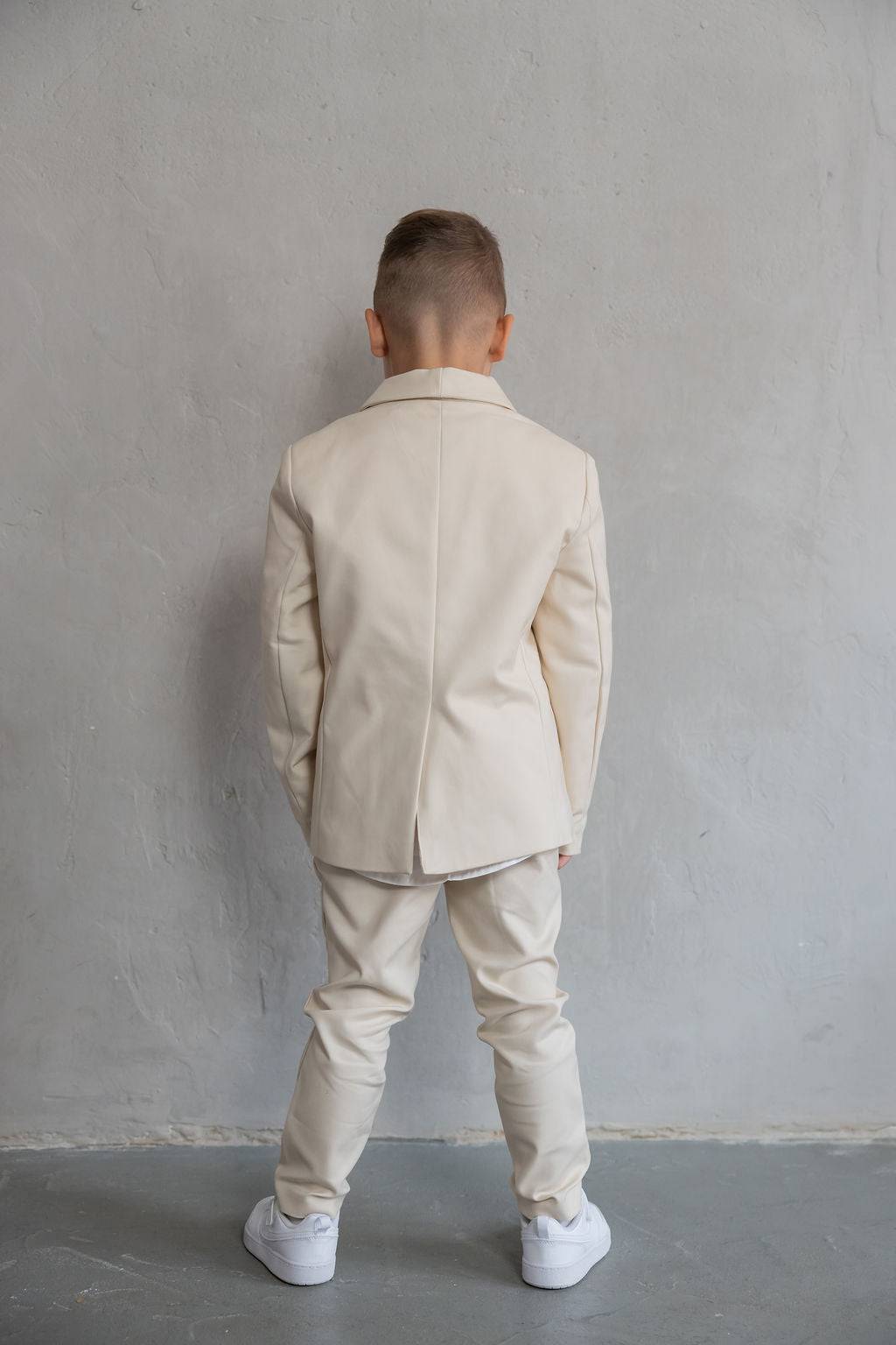 מכנס מחויט בז' - Hipster