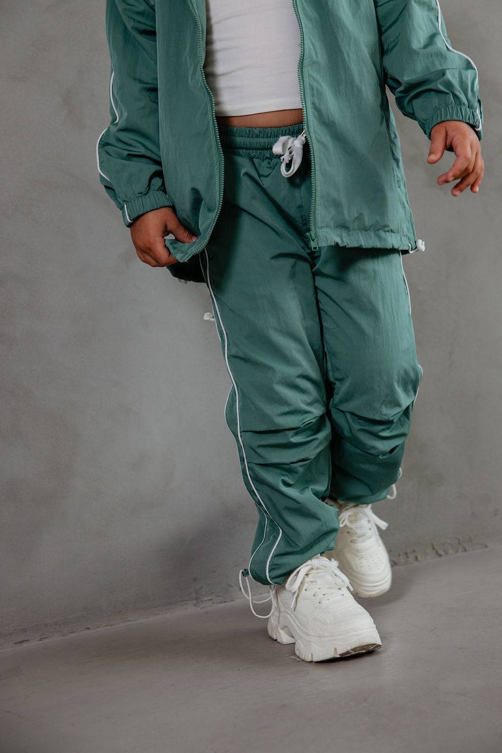 מכנס ניילון ירוק - Hipster