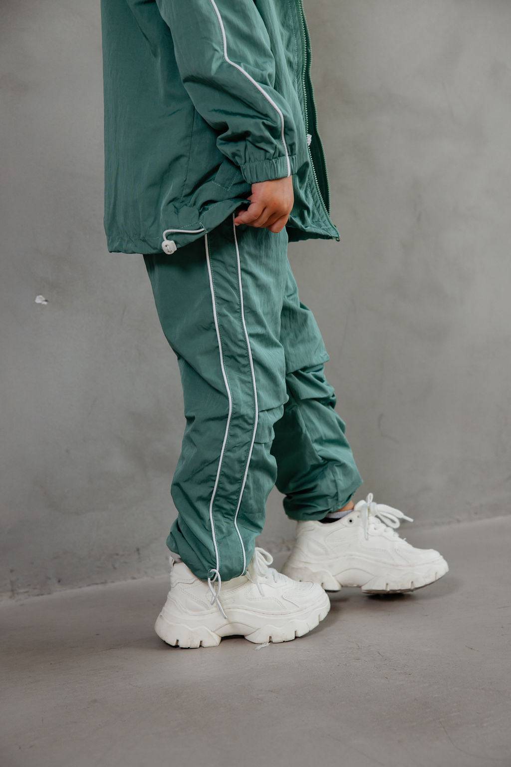 מכנס ניילון ירוק - Hipster