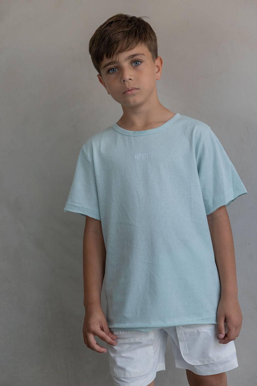 מכנס ניילון קצר לבן - Hipster