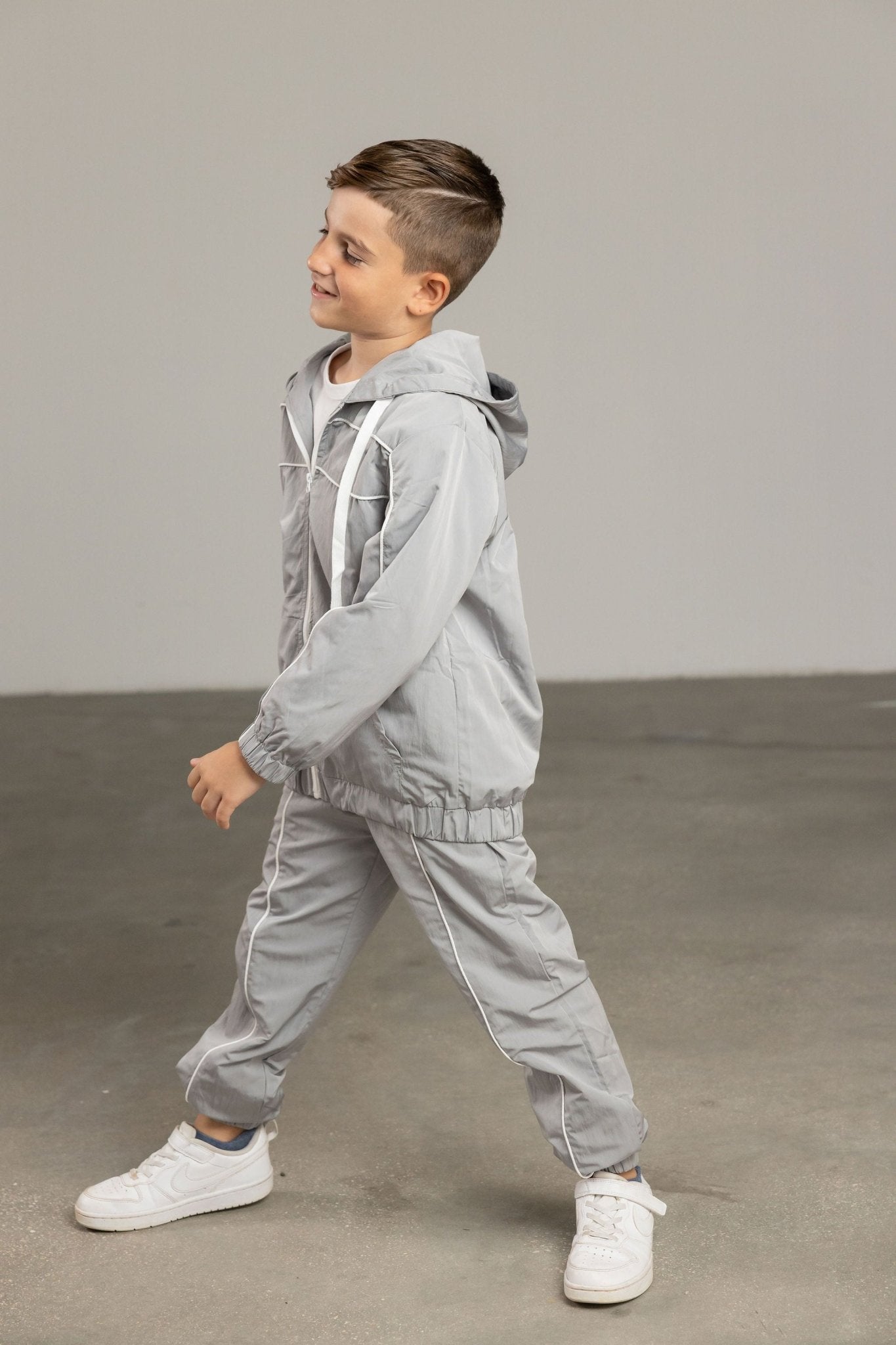 מכנס ניילון ריו אפור - Hipster