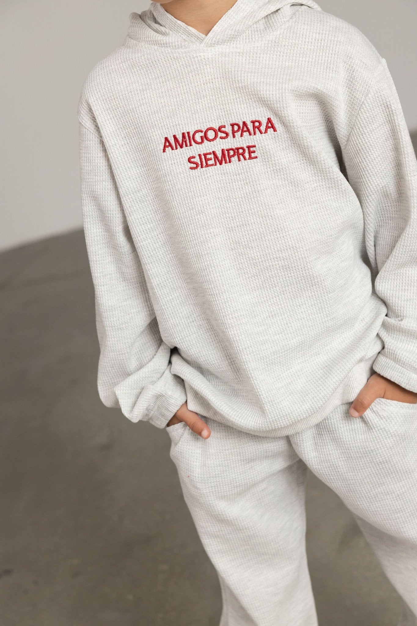 מכנס וופל AMIGOS אפור - Hipster