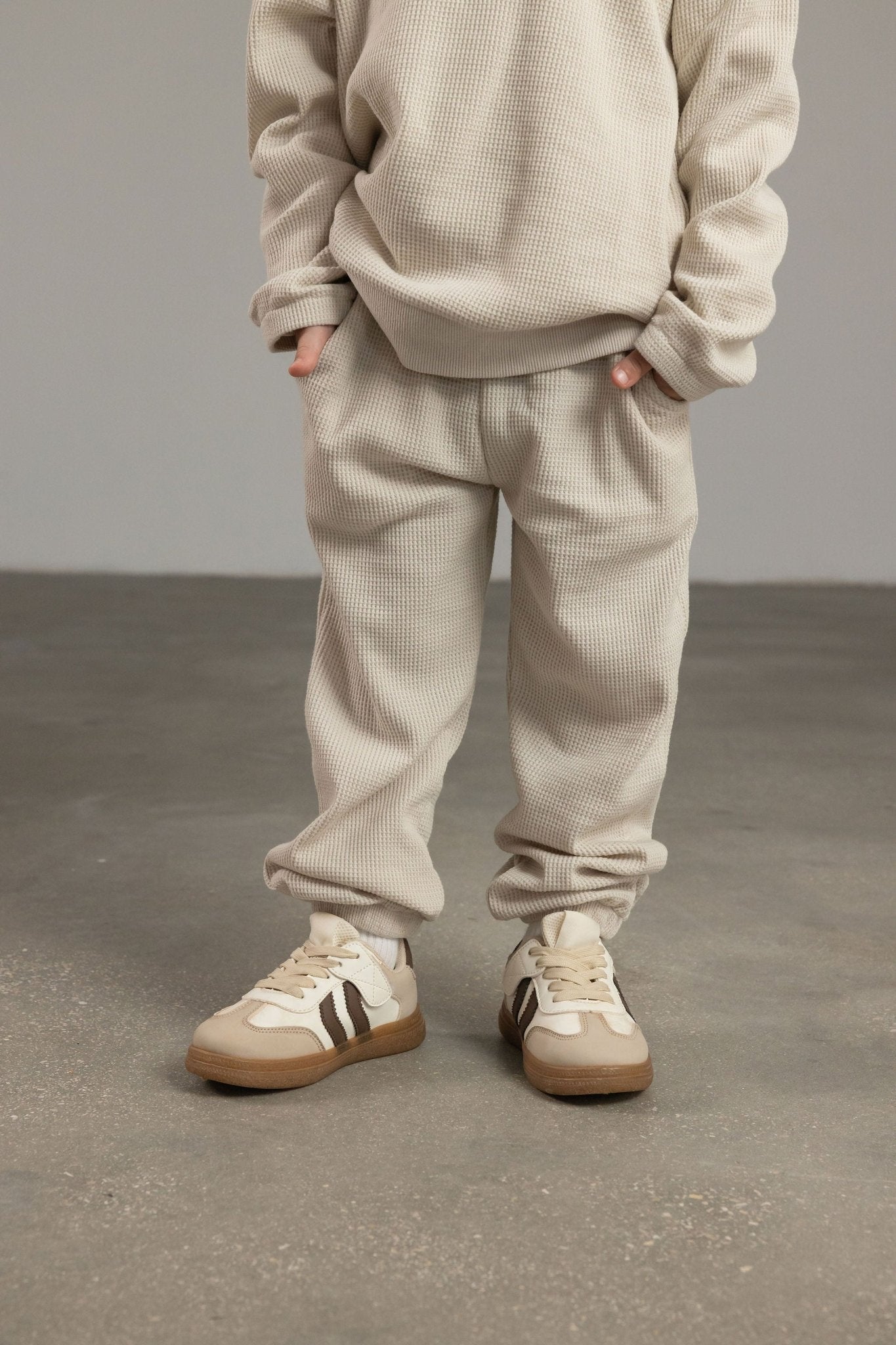 מכנס וופל AMIGOS בז - Hipster